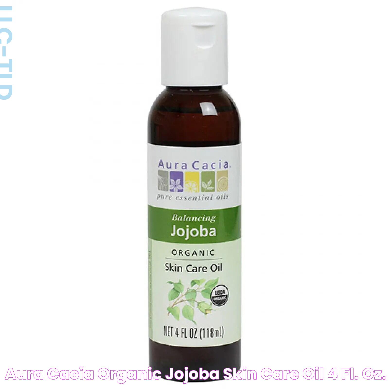 Aura Cacia Organic Jojoba Skin Care Oil 4 fl. oz.