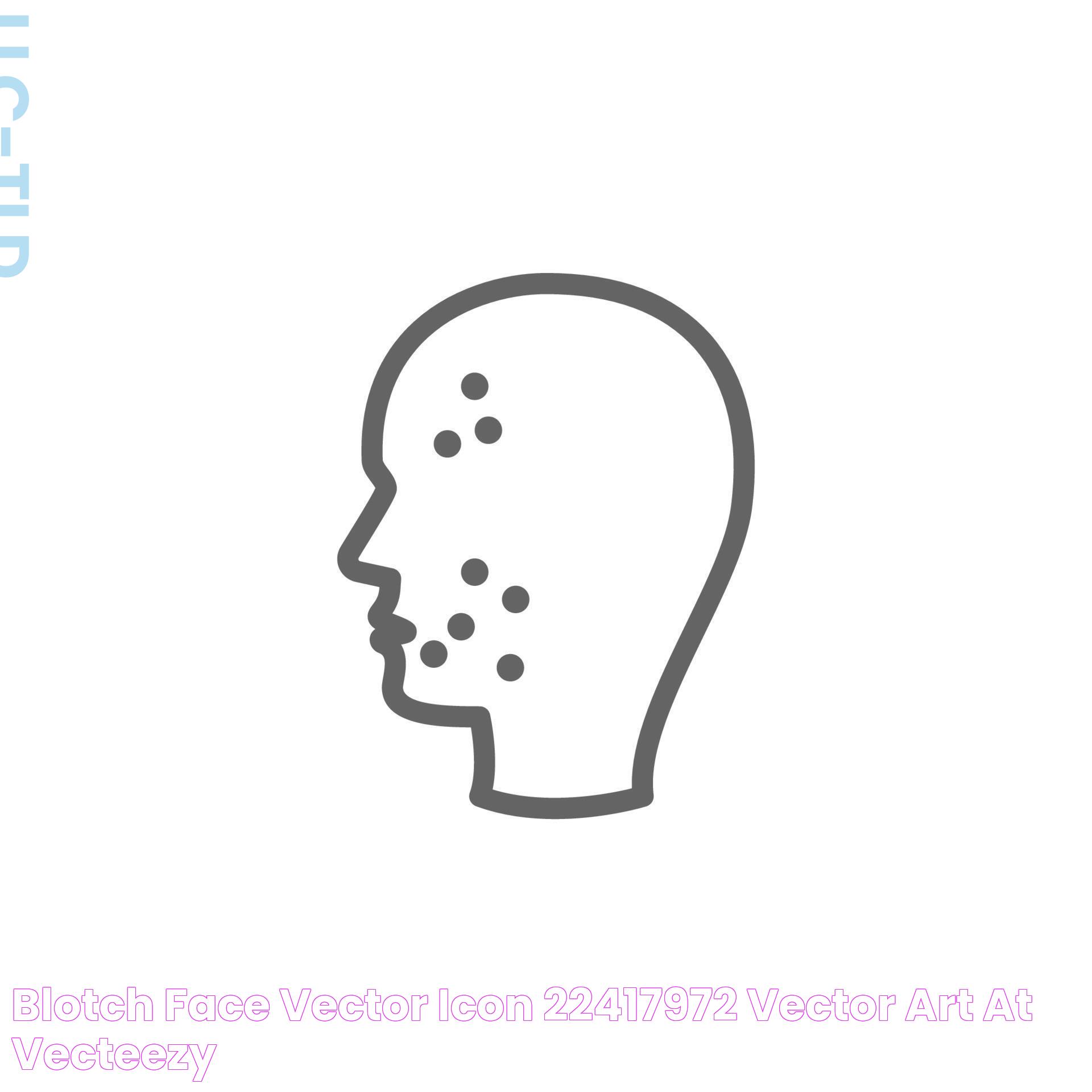 Blotch, face vector icon 22417972 Vector Art at Vecteezy