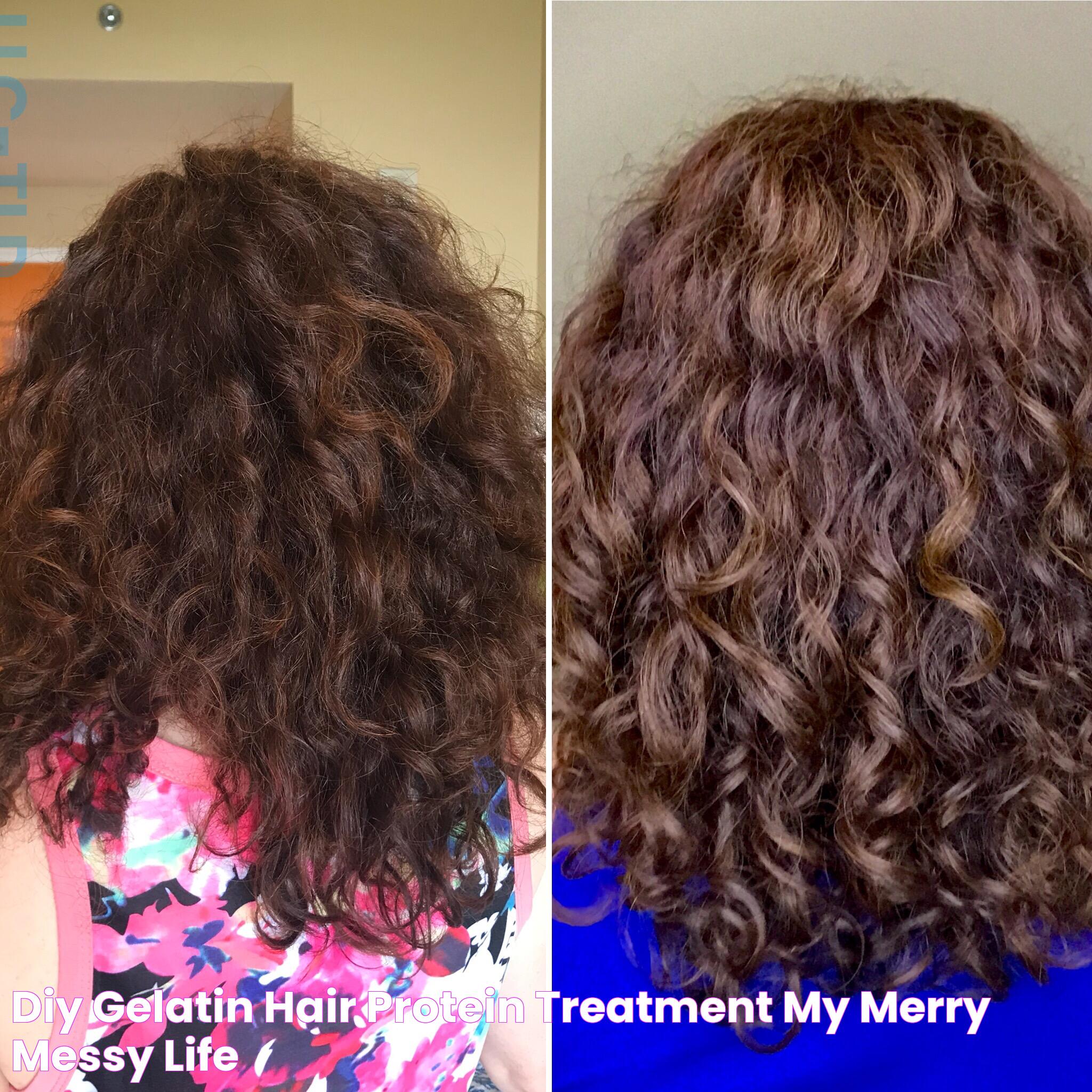 DIY Gelatin Hair Protein Treatment My Merry Messy Life