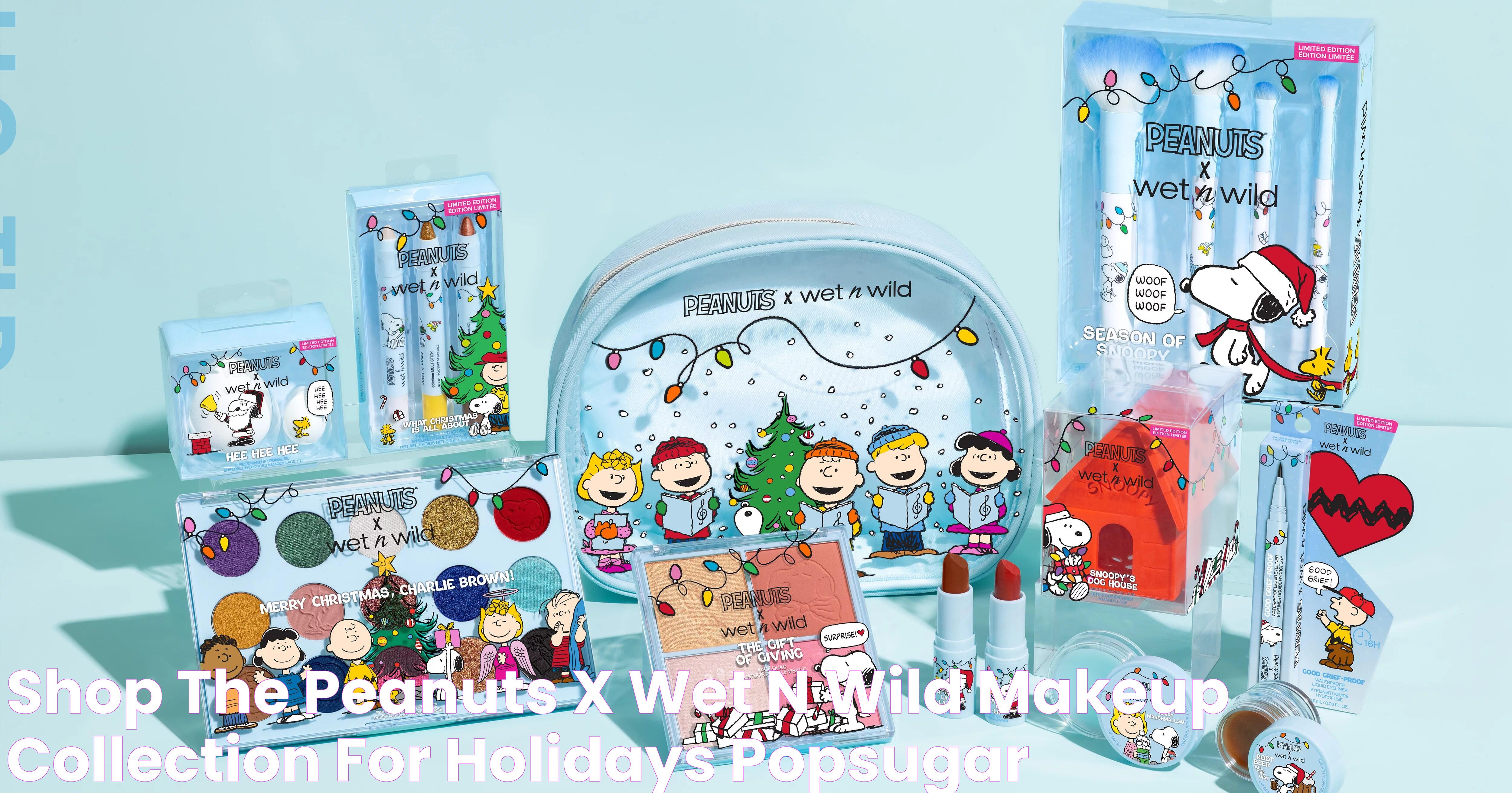 Shop the Peanuts x Wet n Wild Makeup Collection For Holidays POPSUGAR