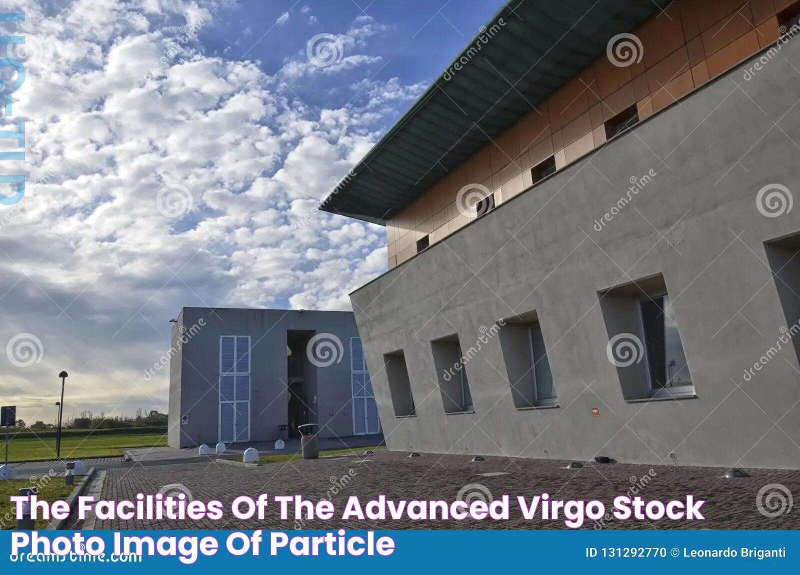 The Facilities of the Advanced Virgo Stock Photo Image of particle