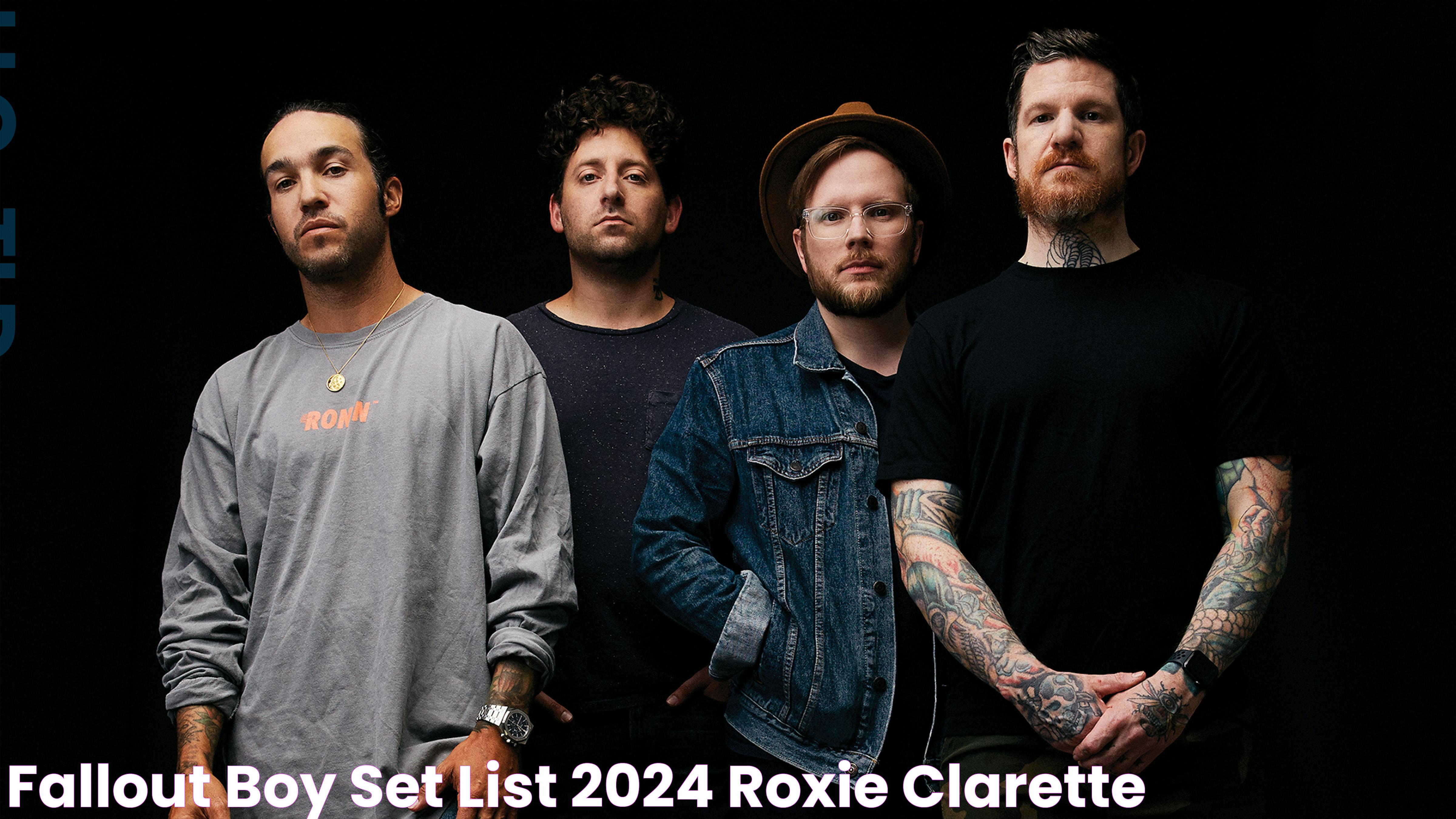 Fallout Boy Set List 2024 Roxie Clarette