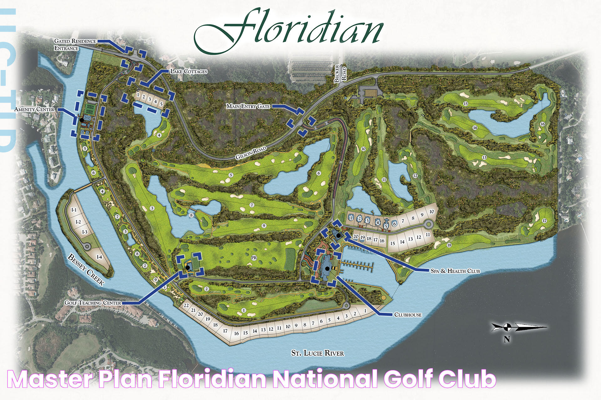 Master Plan Floridian National Golf Club