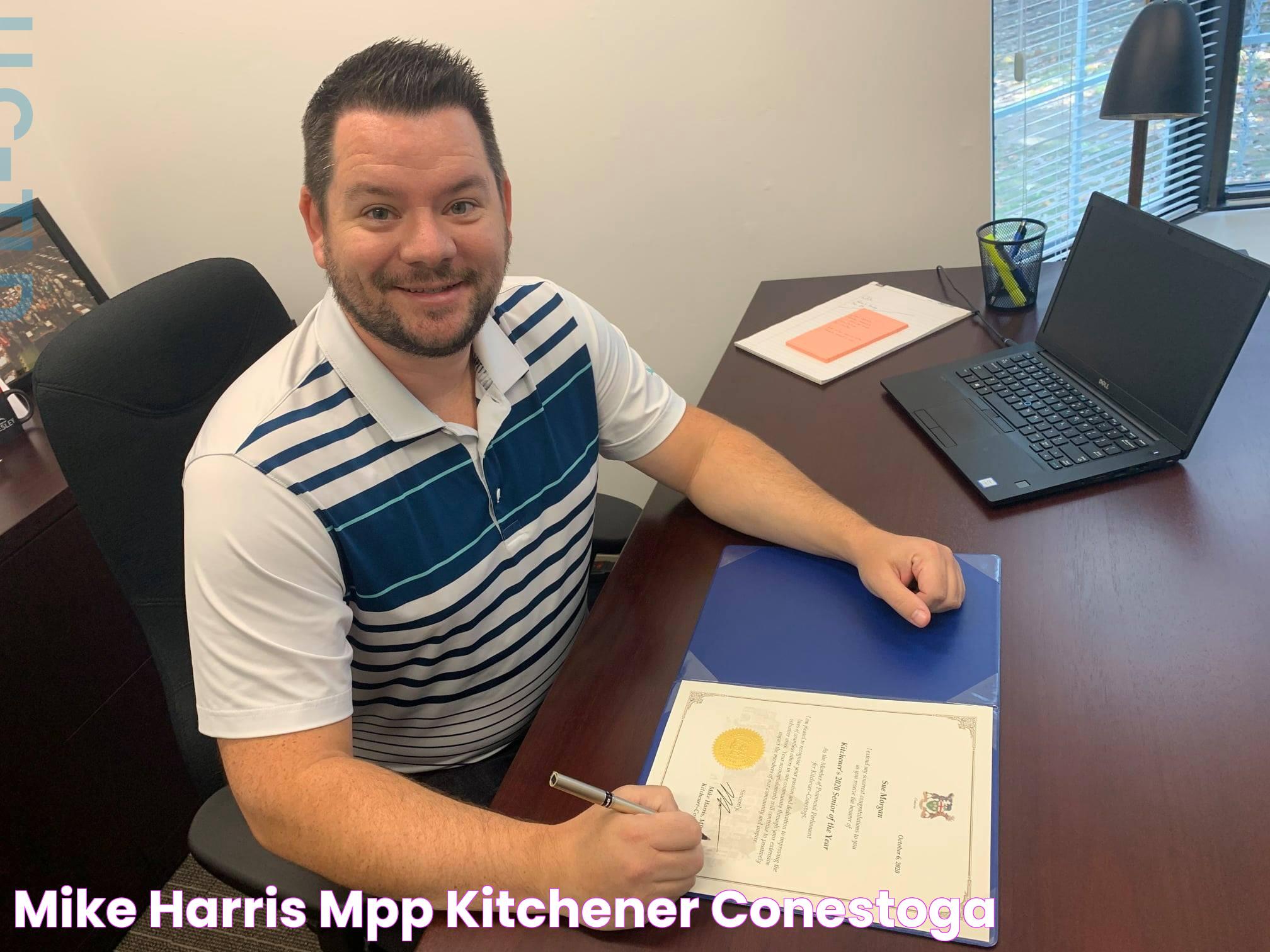 Mike Harris, MPP Kitchener—Conestoga