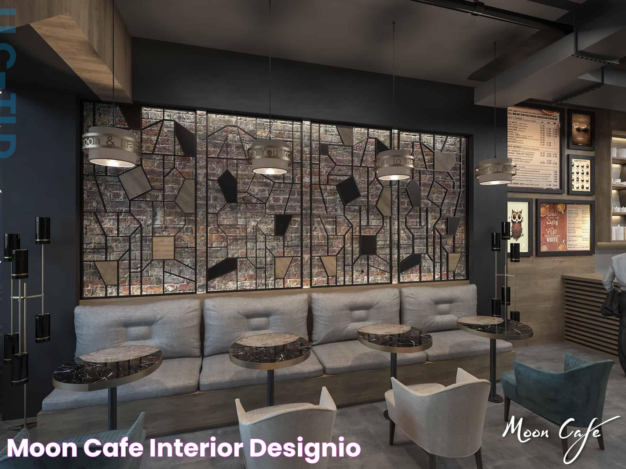 Moon Cafe Interior Designio