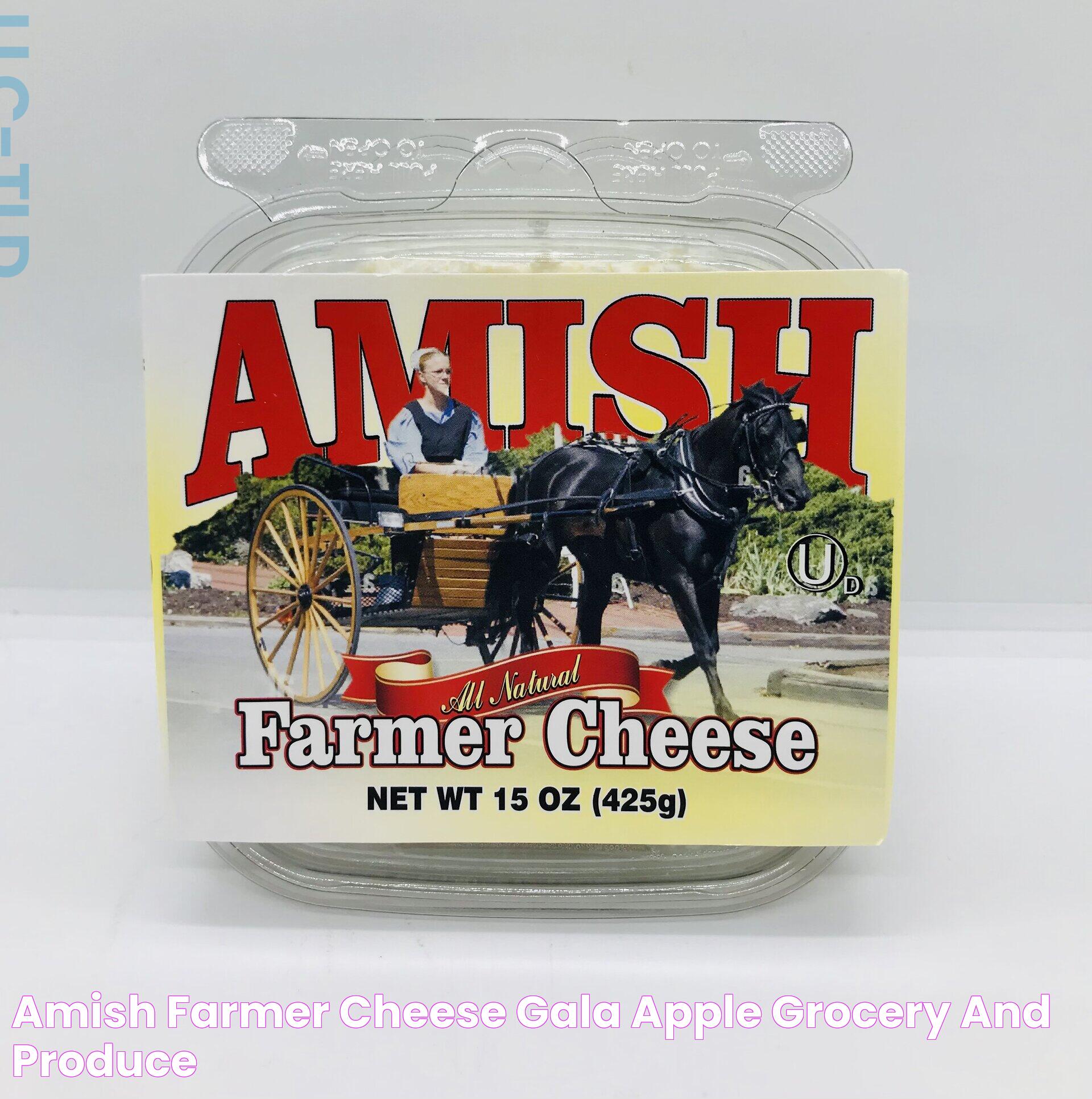 Amish Farmer Cheese Gala Apple Grocery and Produce