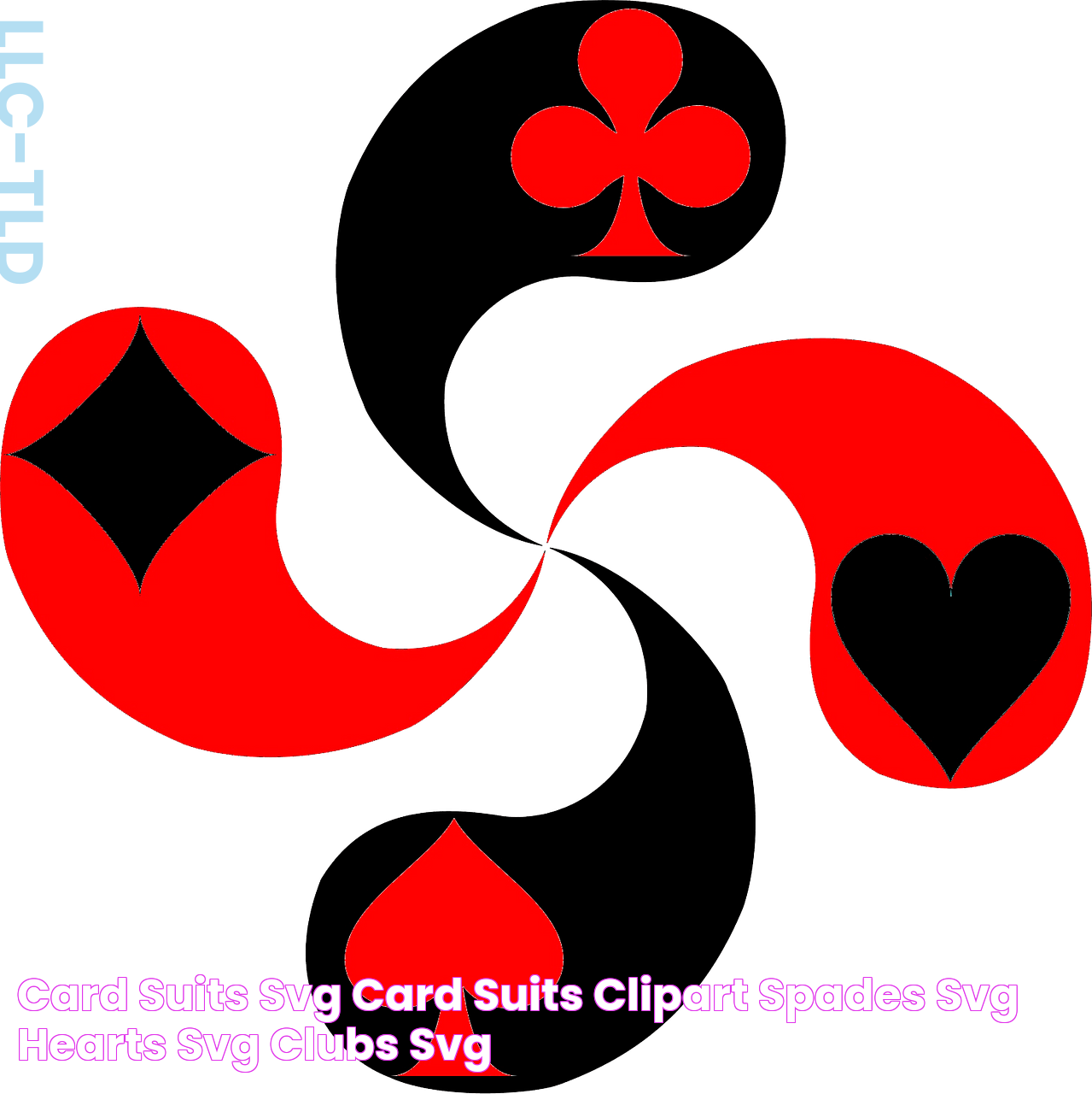 Card Suits SVG, Card Suits Clipart, Spades Svg, Hearts Svg, Clubs Svg