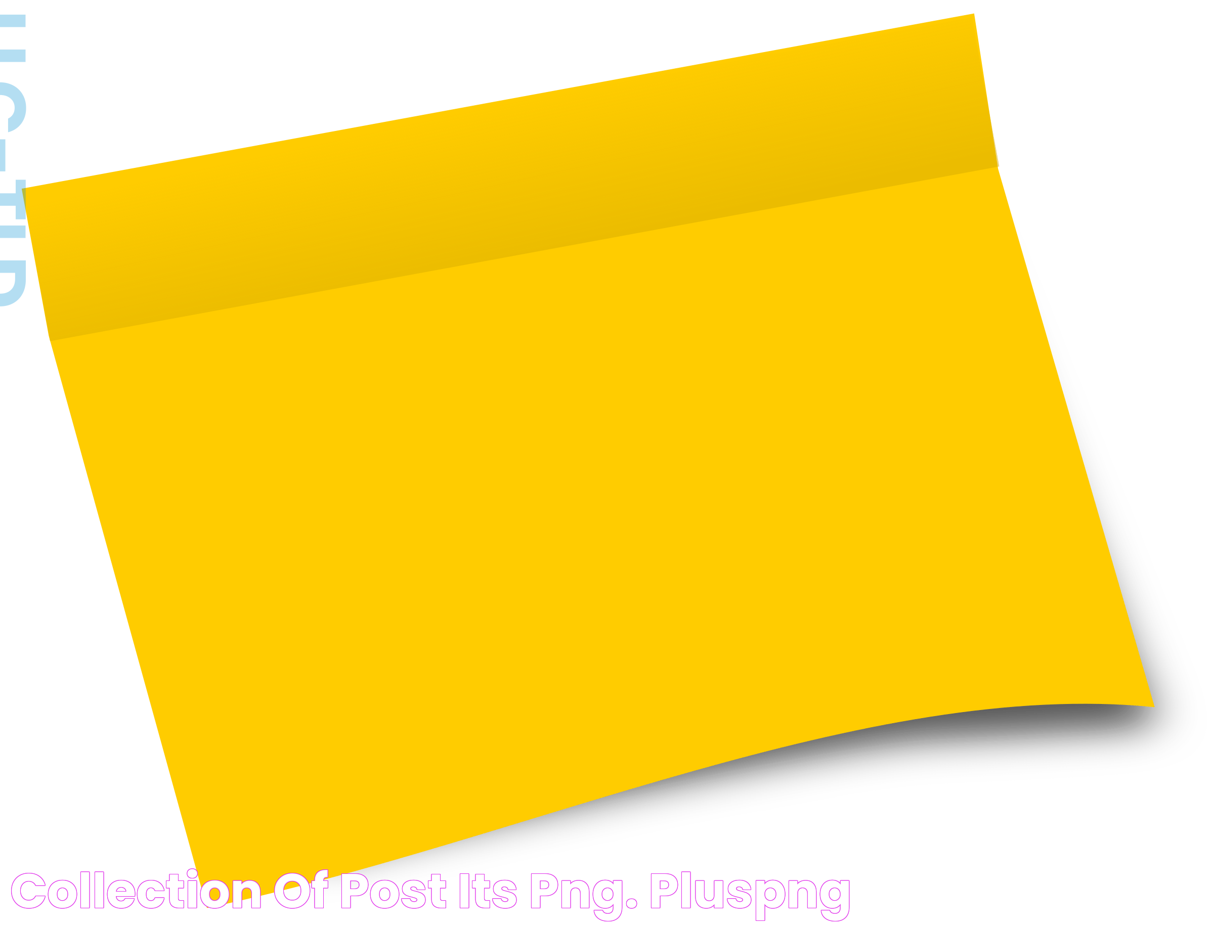 Collection of Post Its PNG. PlusPNG