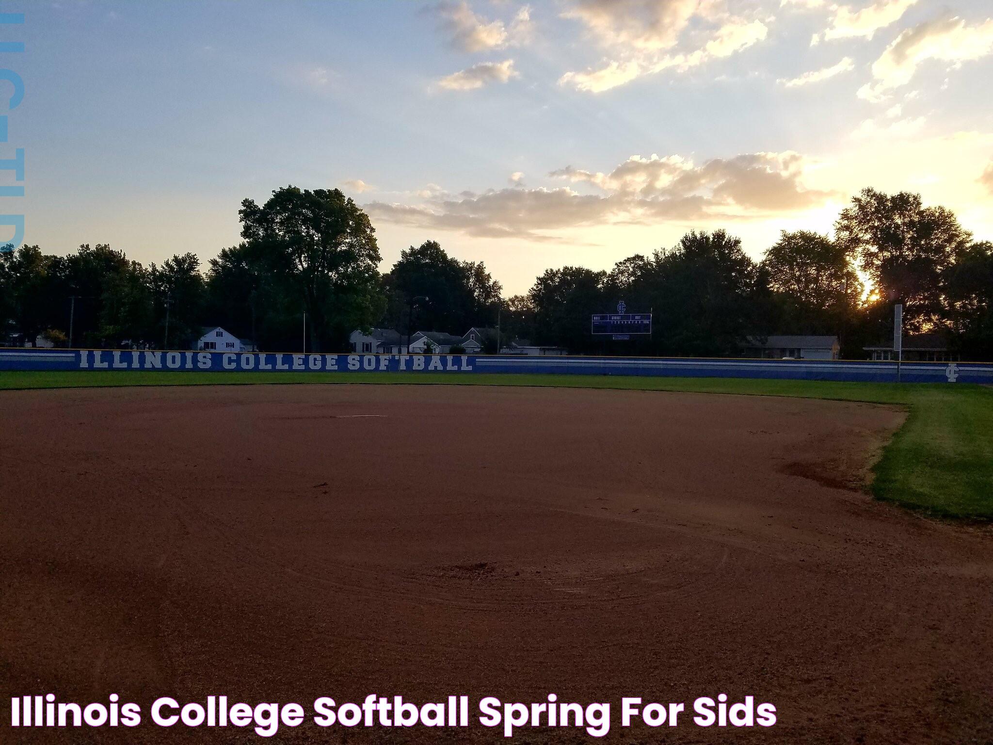 Illinois College Softball Spring for SIDS