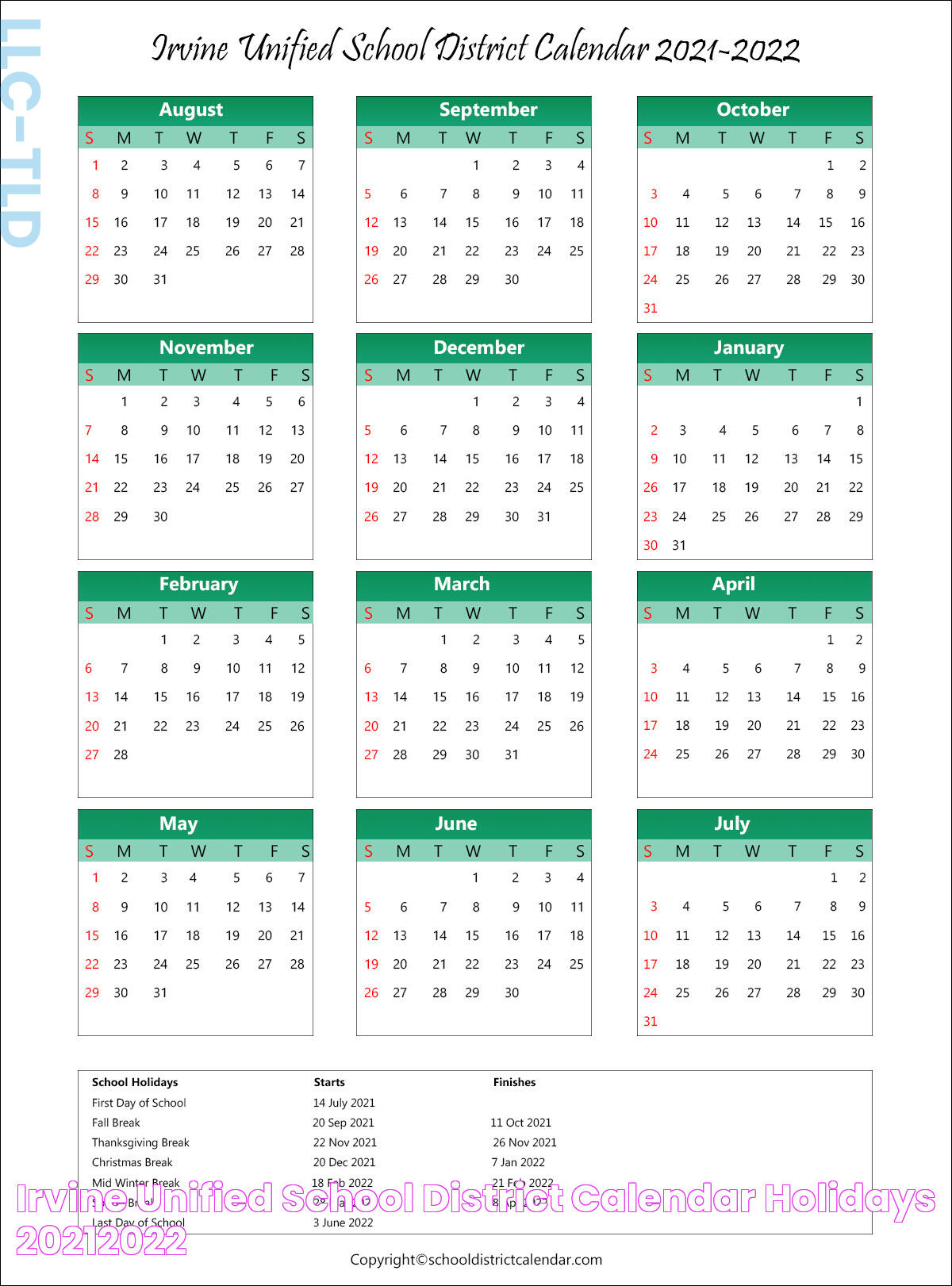 Essential Guide To The Irvine Unified School District Calendar For Parents And Students