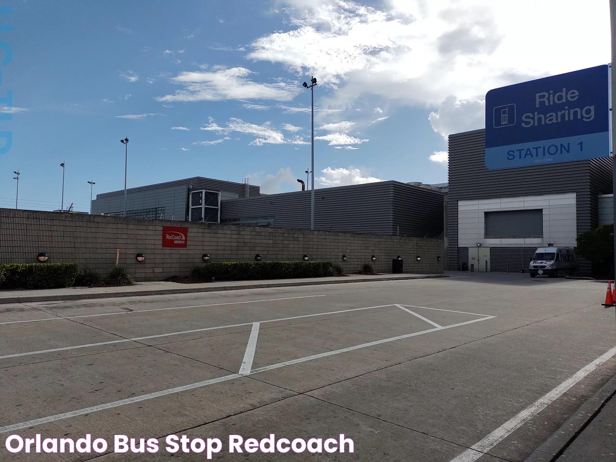 Redcoach Luxury Bus Stop - Orlando FL: A Complete Guide