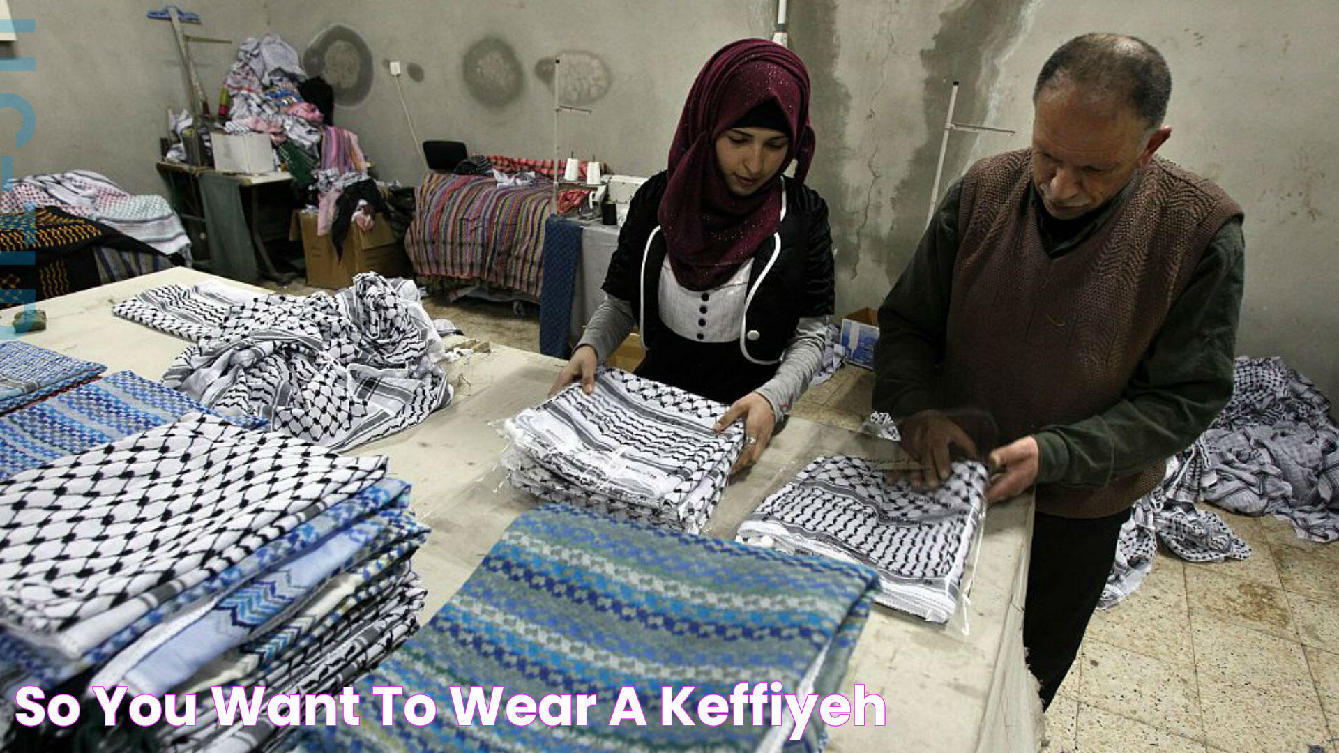 So, you want to wear a keffiyeh?