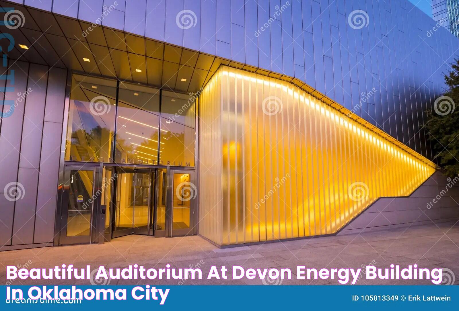 Beautiful Auditorium at Devon Energy Building in Oklahoma City