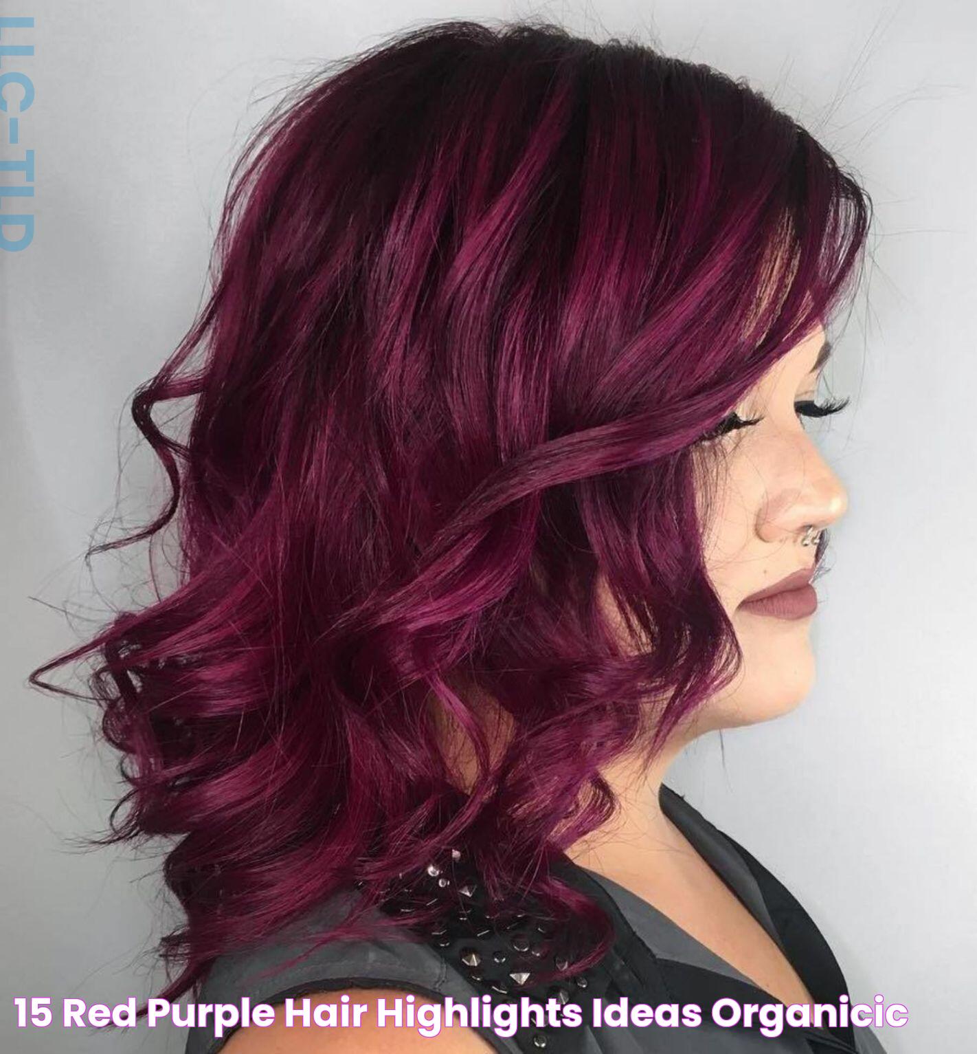 15 Red Purple Hair Highlights Ideas Organicic