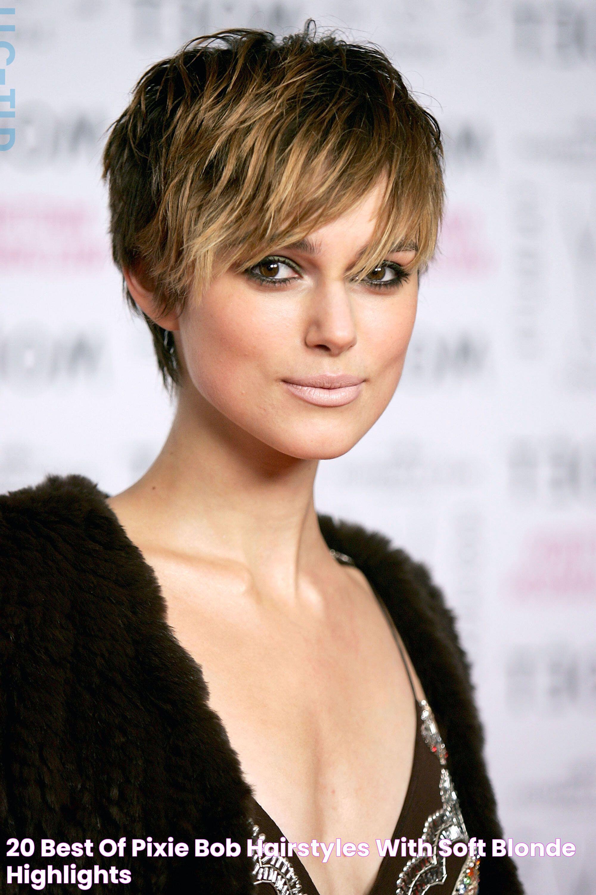 20 Best of Pixie Bob Hairstyles With Soft Blonde Highlights