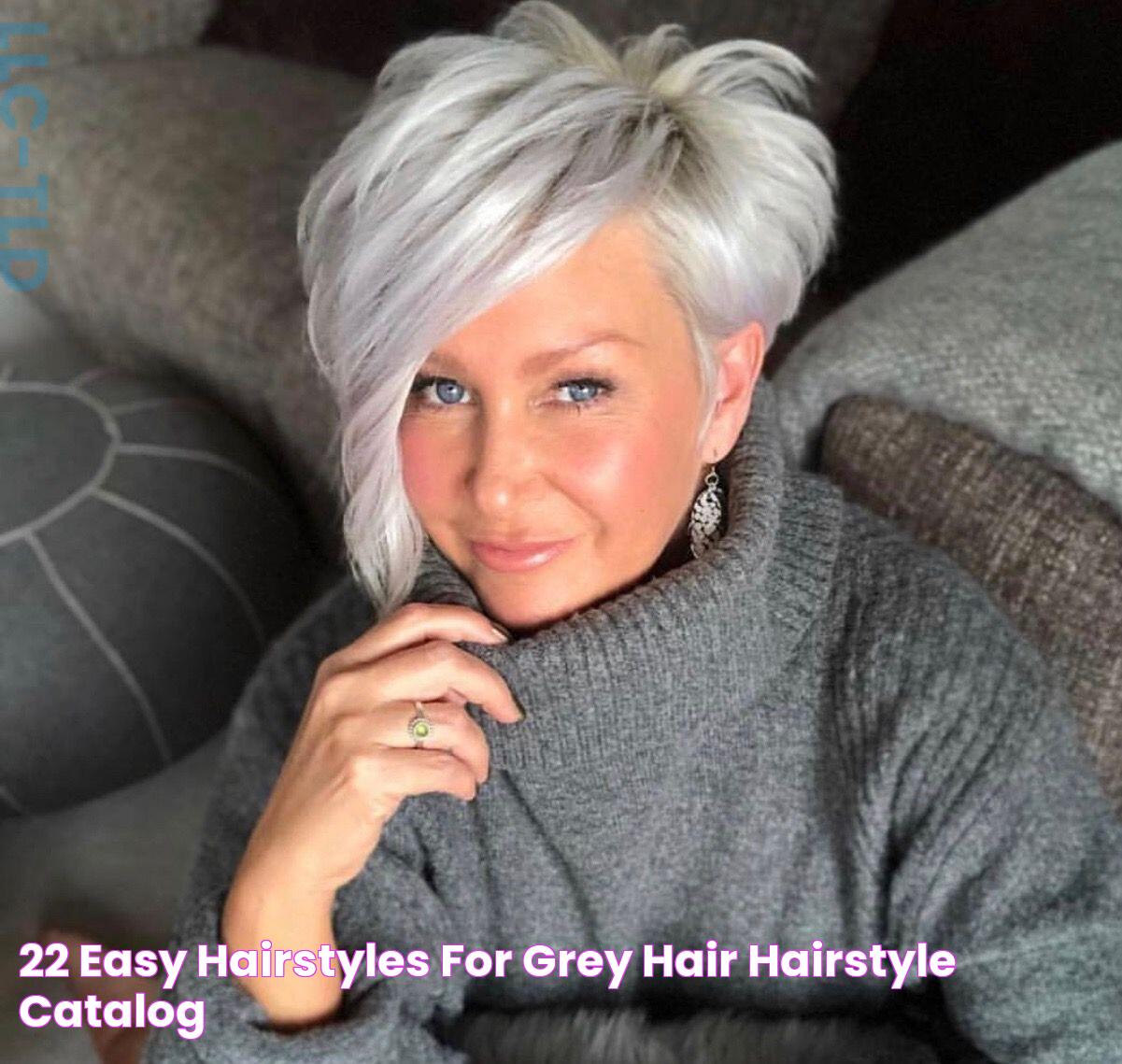 Charming Styles For Grey Hair: Trendy And Cute Looks