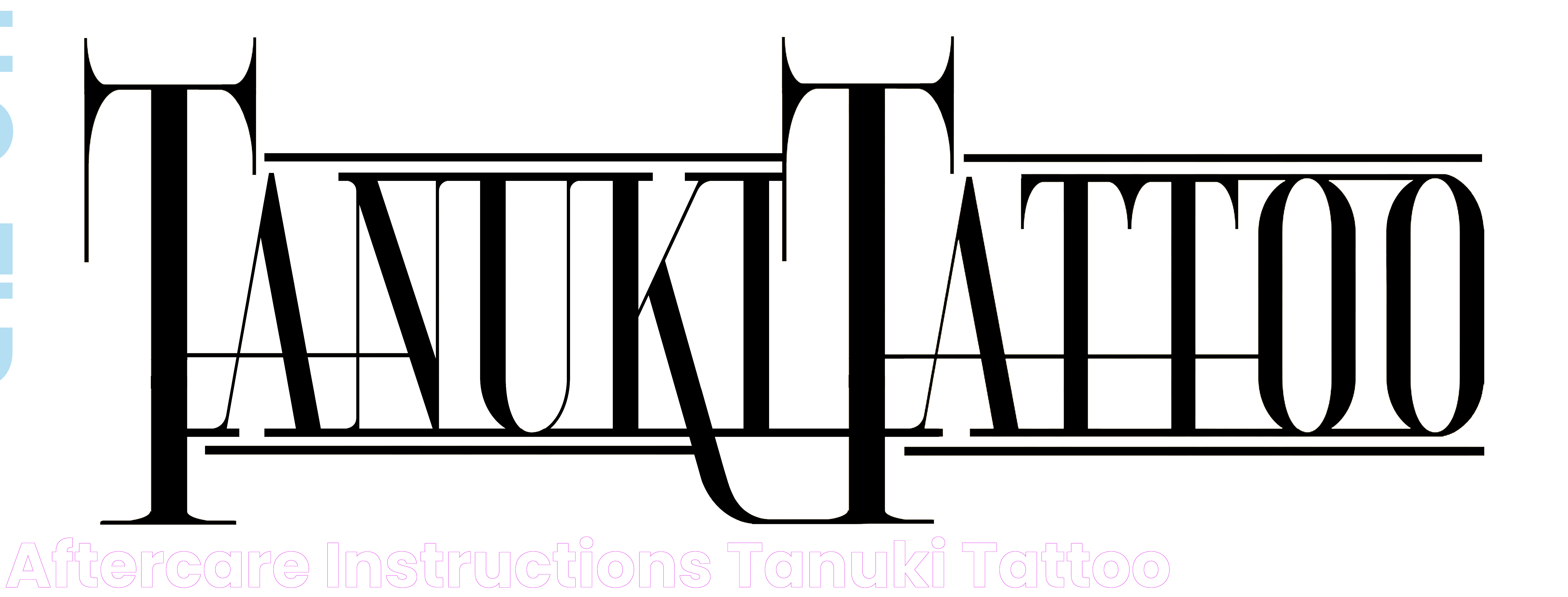 Aftercare Instructions Tanuki Tattoo