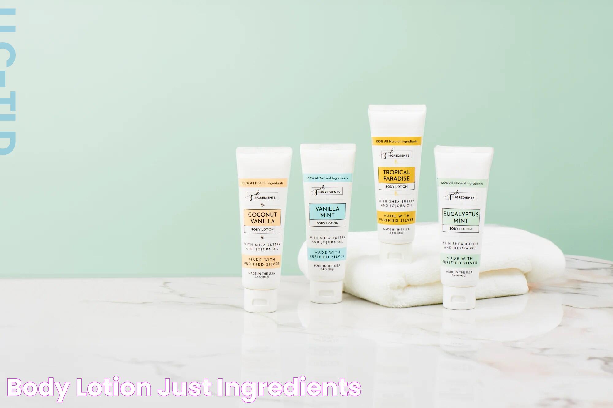 Essential Guide To Just Ingredients Lotion: Benefits And Usage Tips