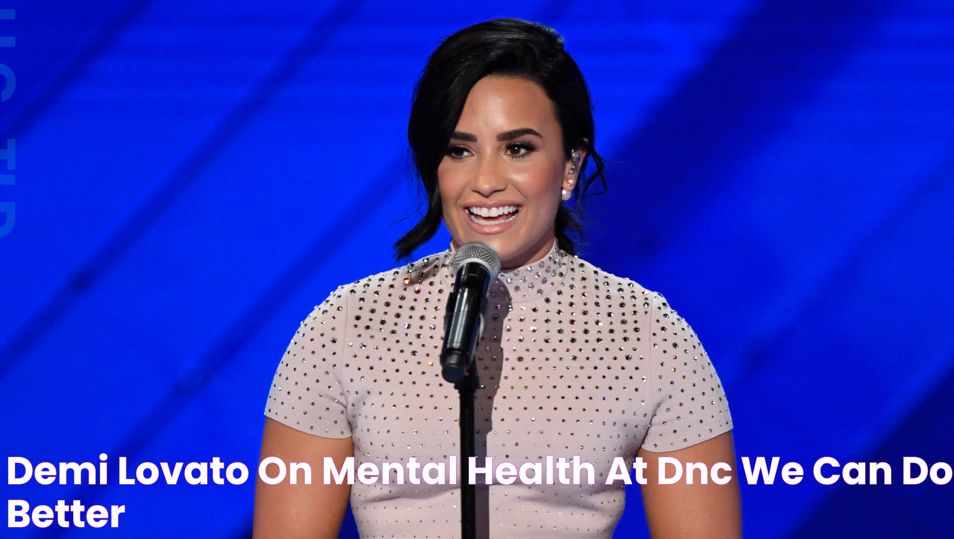 Insights On Demi Lovato's Mental Health Journey