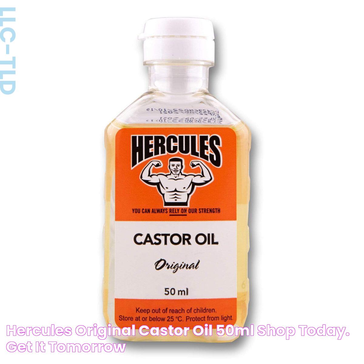 Hercules Original Castor Oil 50ml Shop Today. Get it Tomorrow