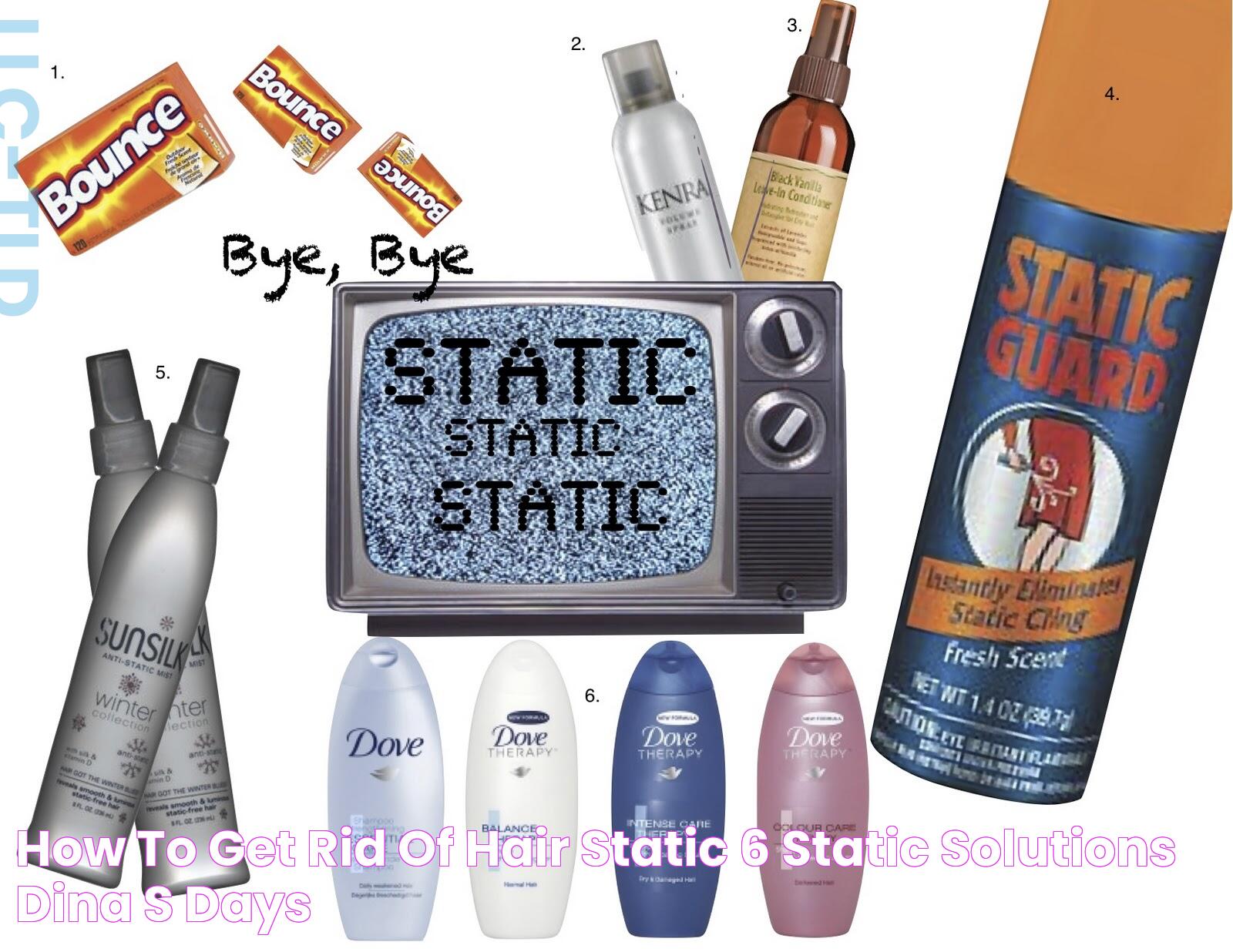 How To Get Rid of Hair Static 6 Static Solutions Dina's Days