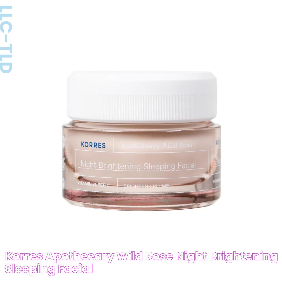 KORRES Apothecary Wild Rose Night Brightening Sleeping Facial