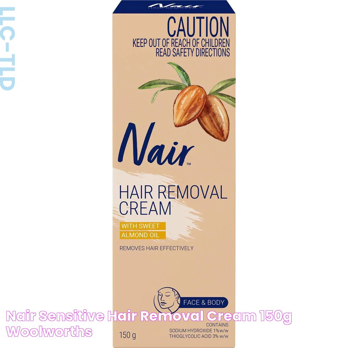 Nair Sensitive Hair Removal Cream 150g Woolworths