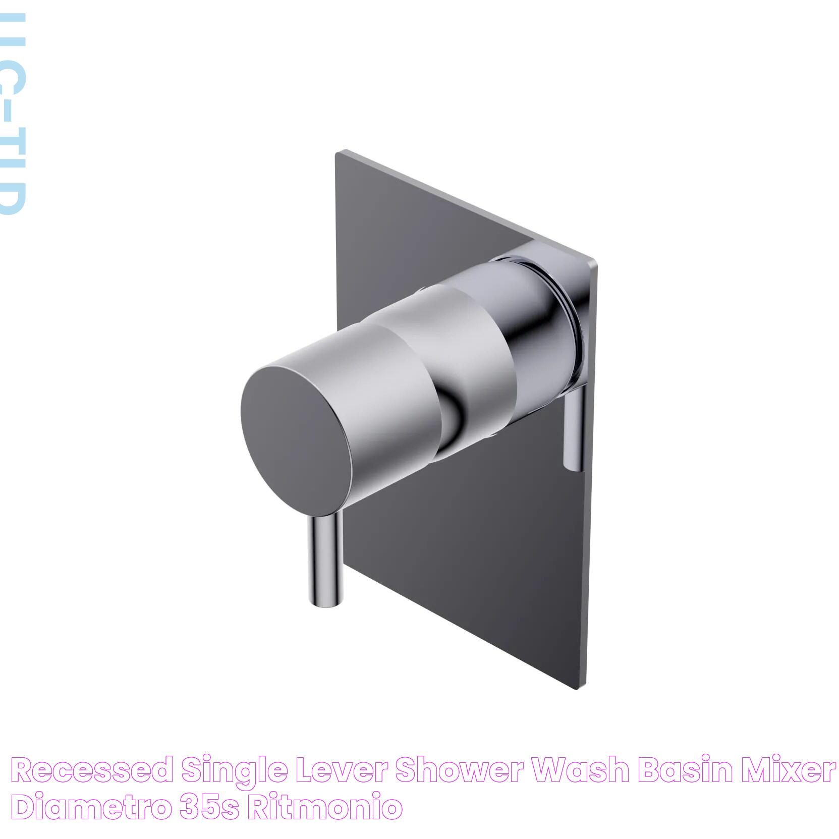 RECESSED SINGLE LEVER SHOWER/WASH BASIN MIXER DIAMETRO 35S RITMONIO