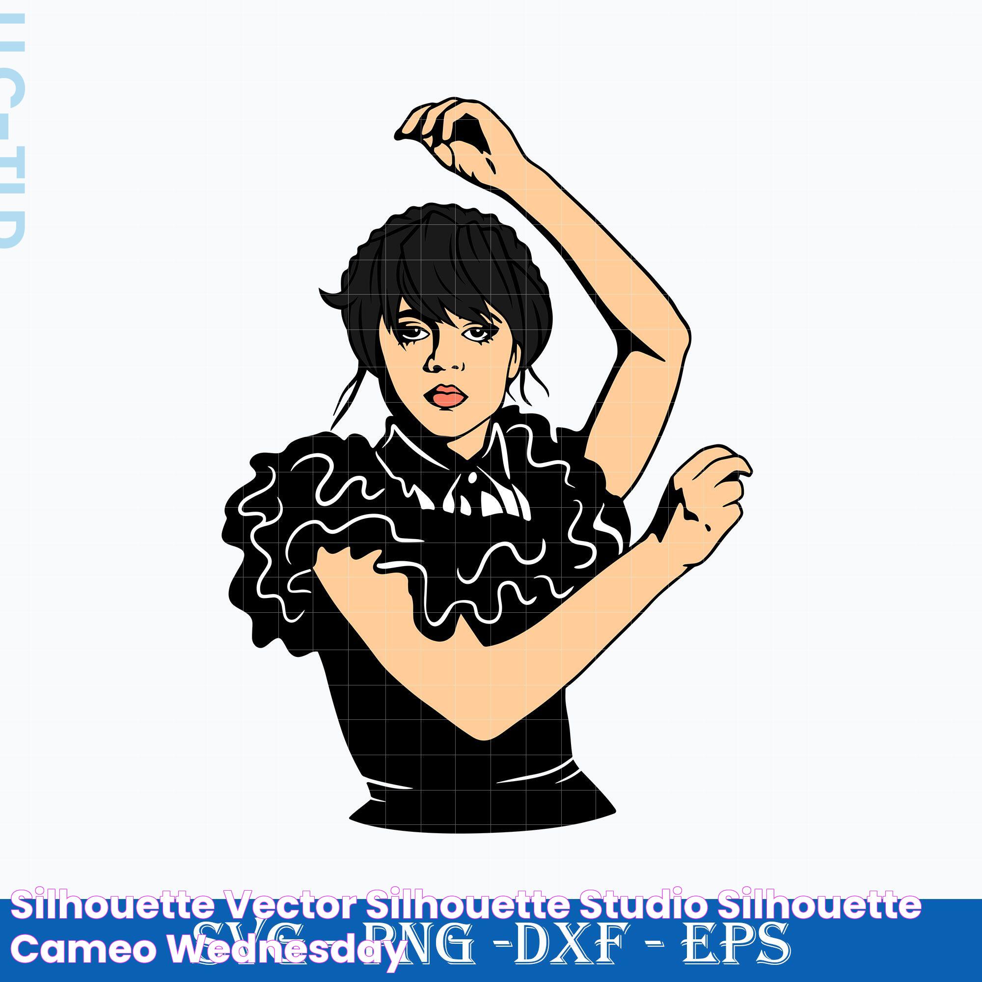 Silhouette Vector, Silhouette Studio, Silhouette Cameo, Wednesday