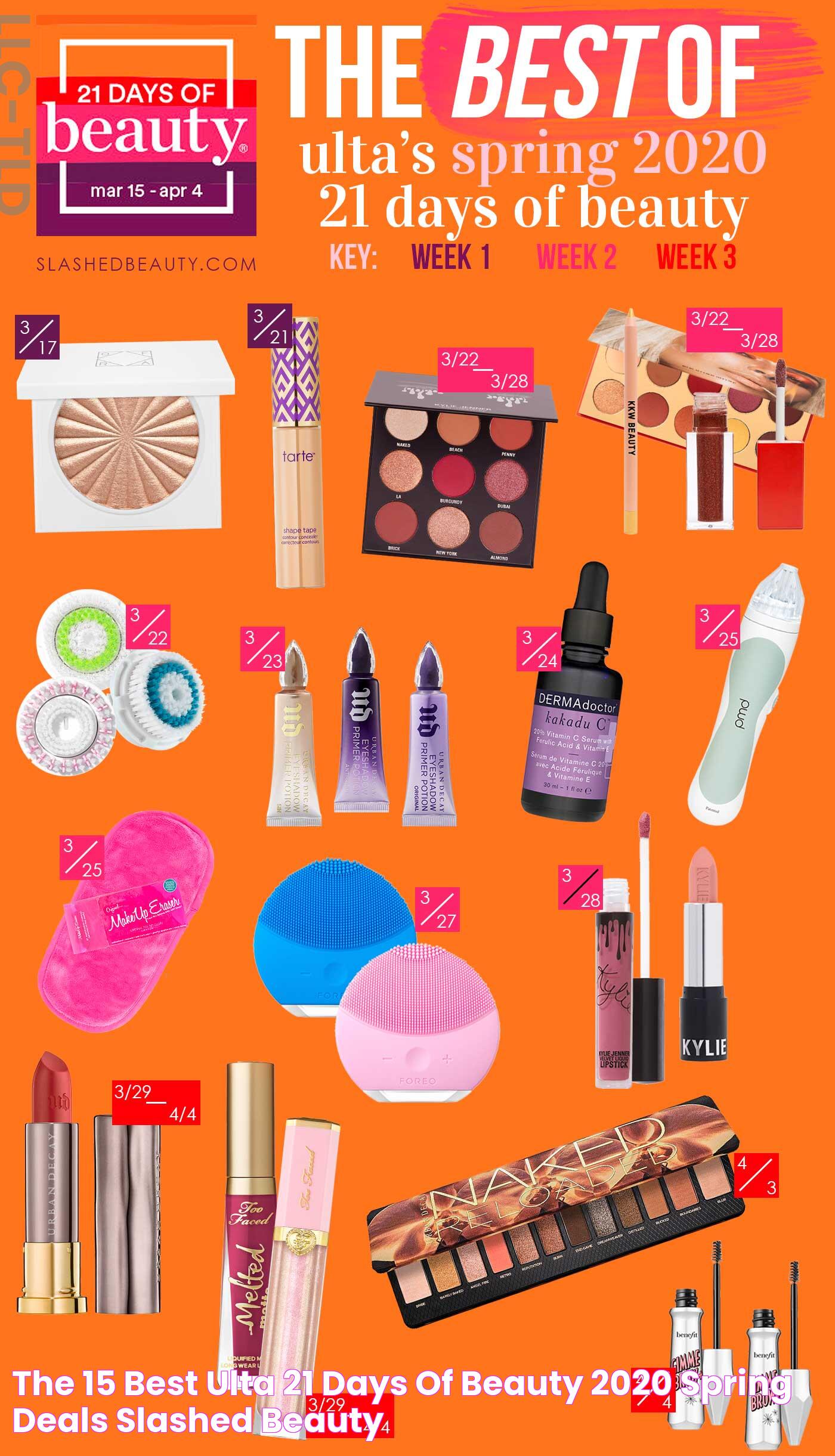 The 15 Best Ulta 21 Days of Beauty 2020 Spring Deals Slashed Beauty