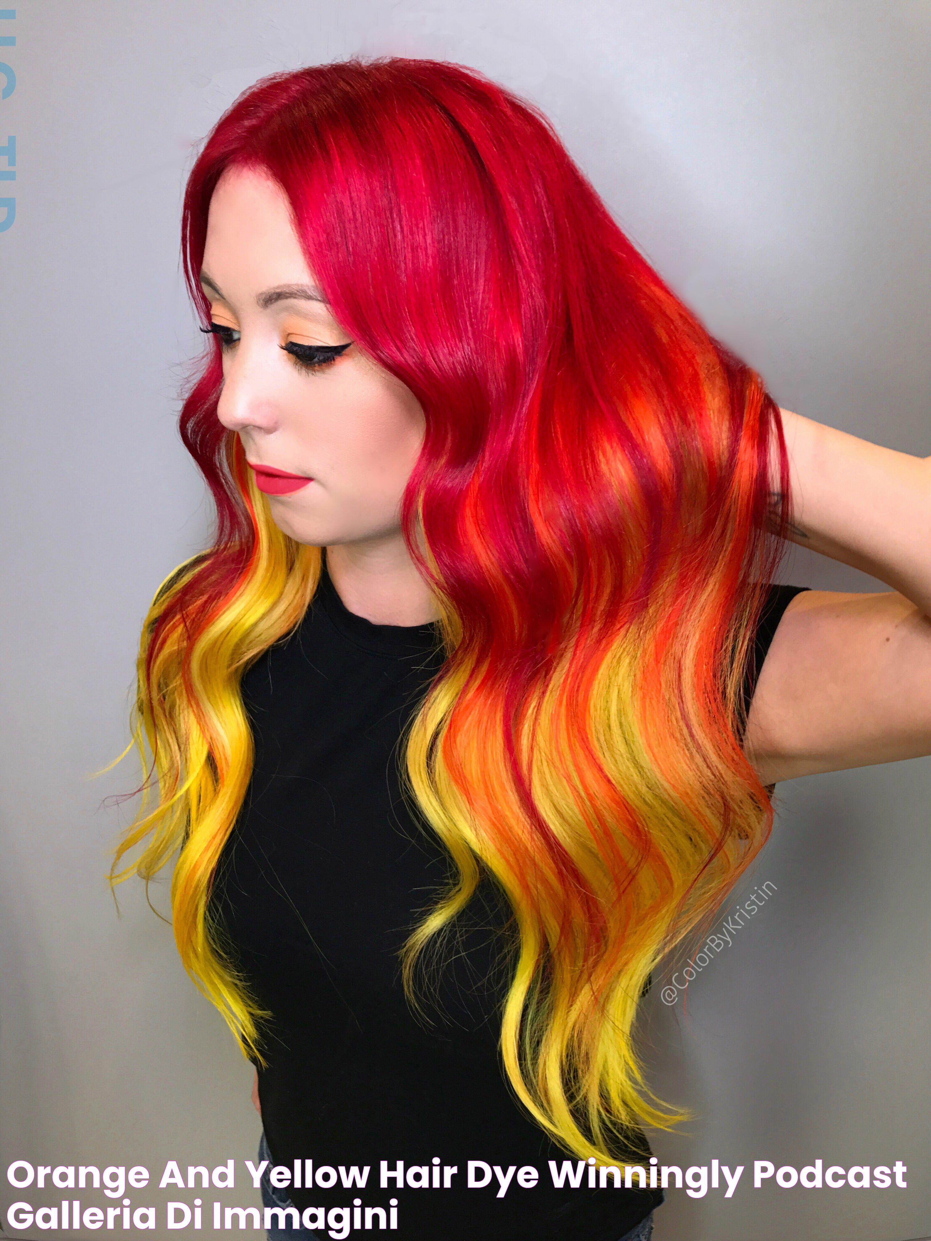 Revitalize Your Look With Orange Yellow Hair: A Trendsetting Guide