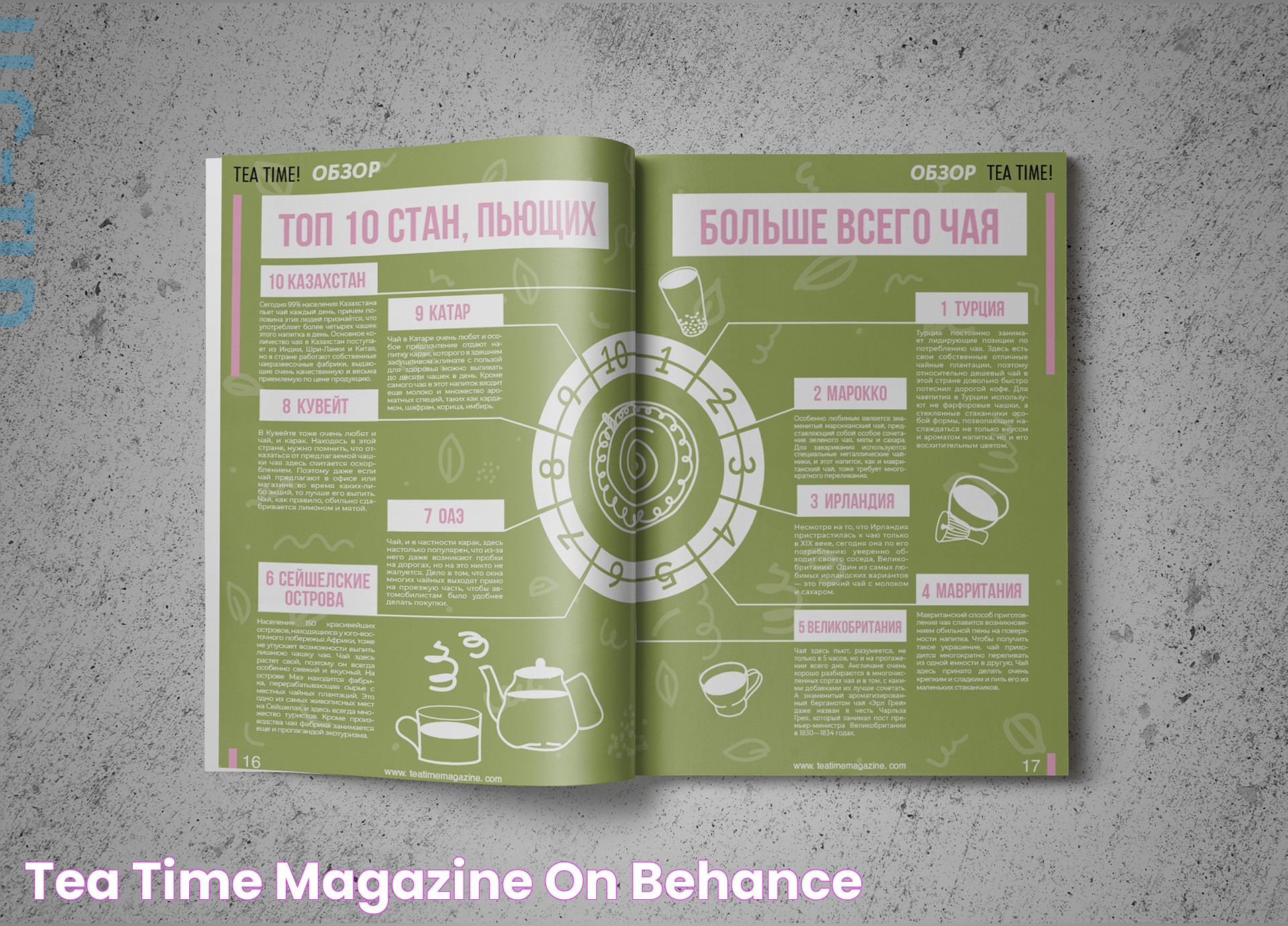 "TEA TIME!" magazine on Behance