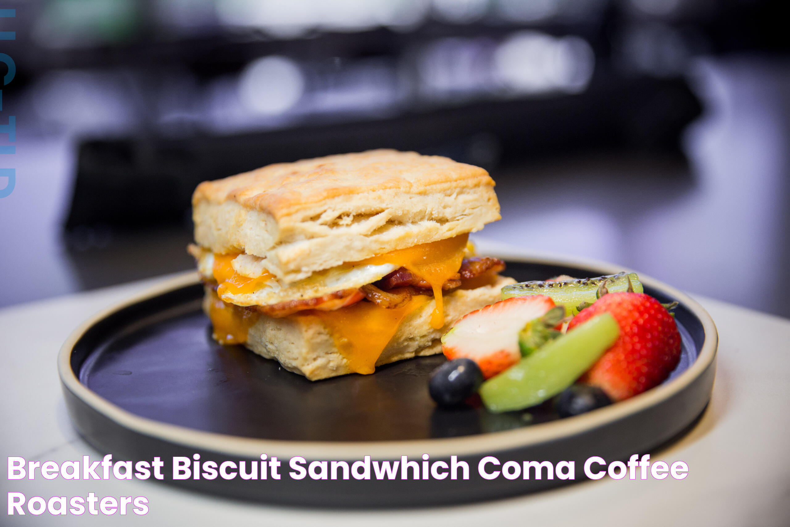 Breakfast Biscuit Sandwhich Coma Coffee Roasters