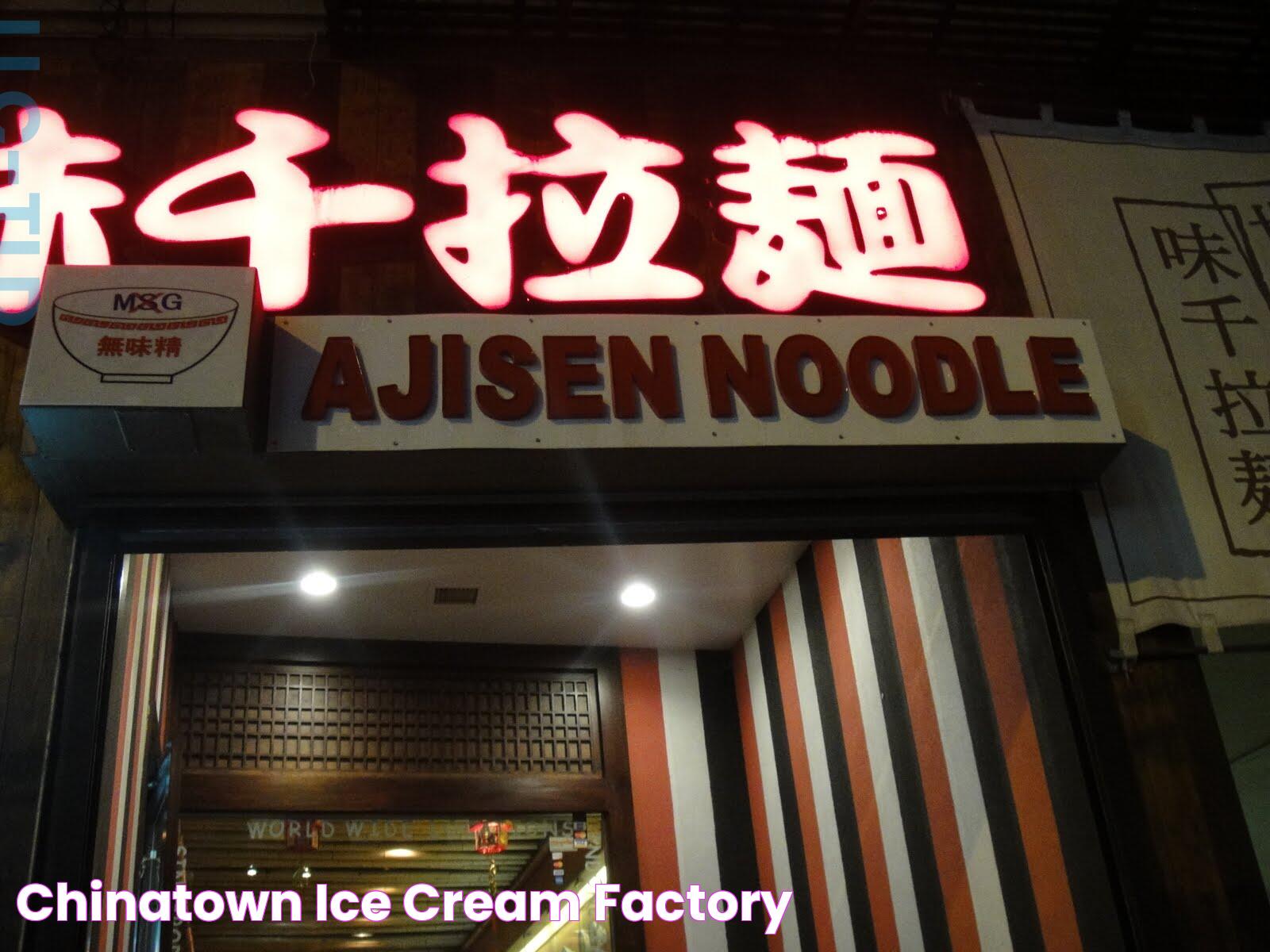 New York's Chinatown Ice Cream Factory: An Iconic Dessert Destination