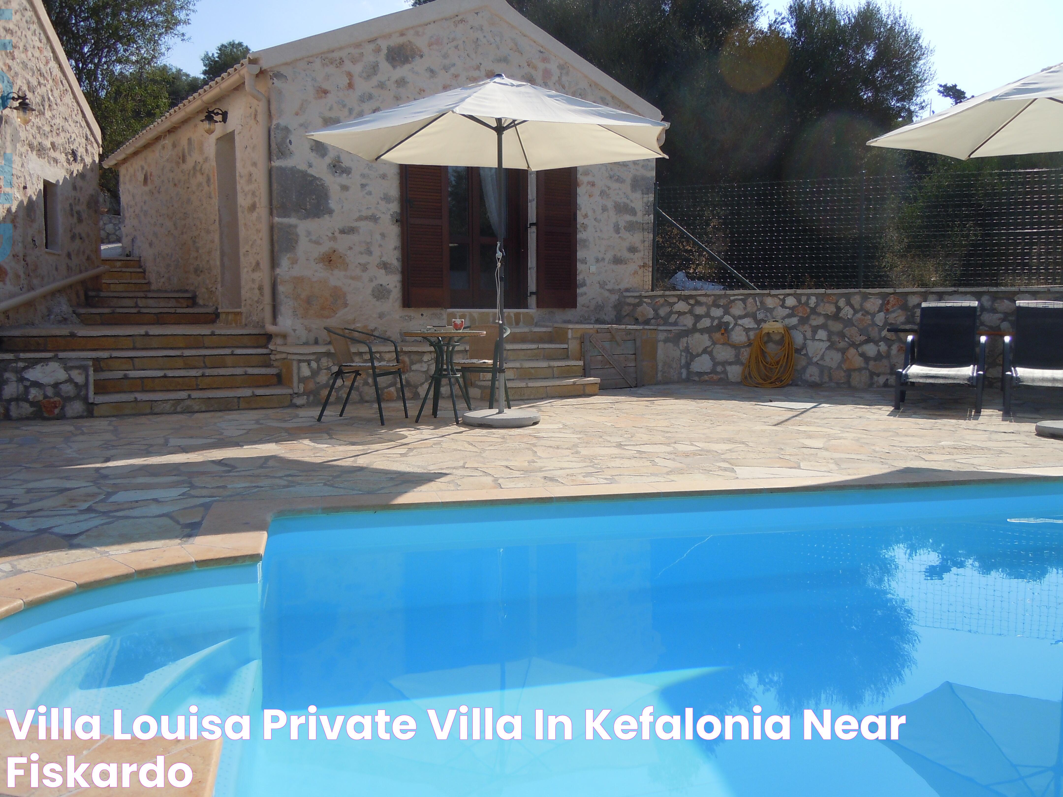 Villa Louisa Private Villa in Kefalonia near Fiskardo