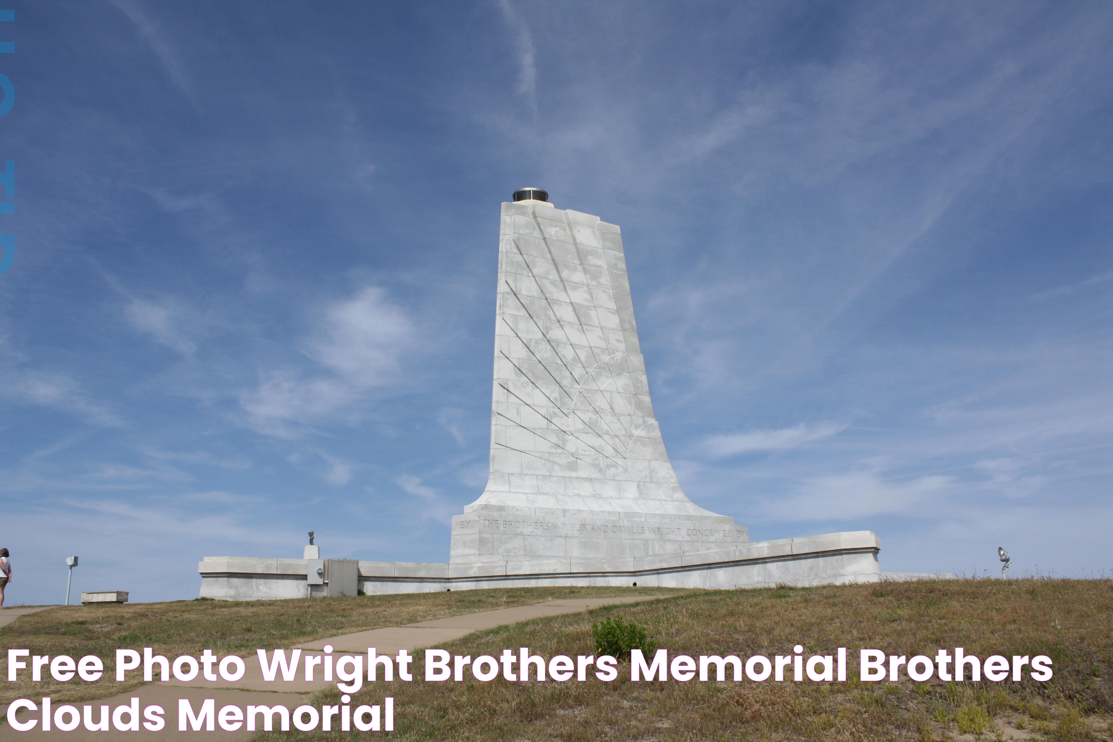 Free photo Wright Brothers Memorial Brothers, Clouds, Memorial