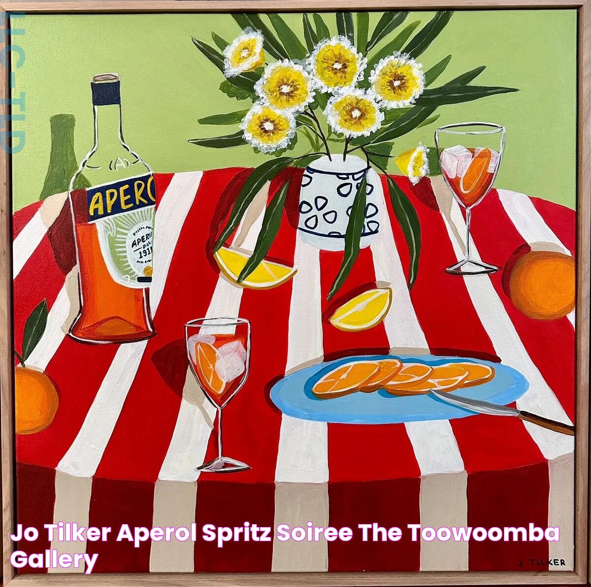 Jo Tilker Aperol Spritz Soiree The Toowoomba Gallery