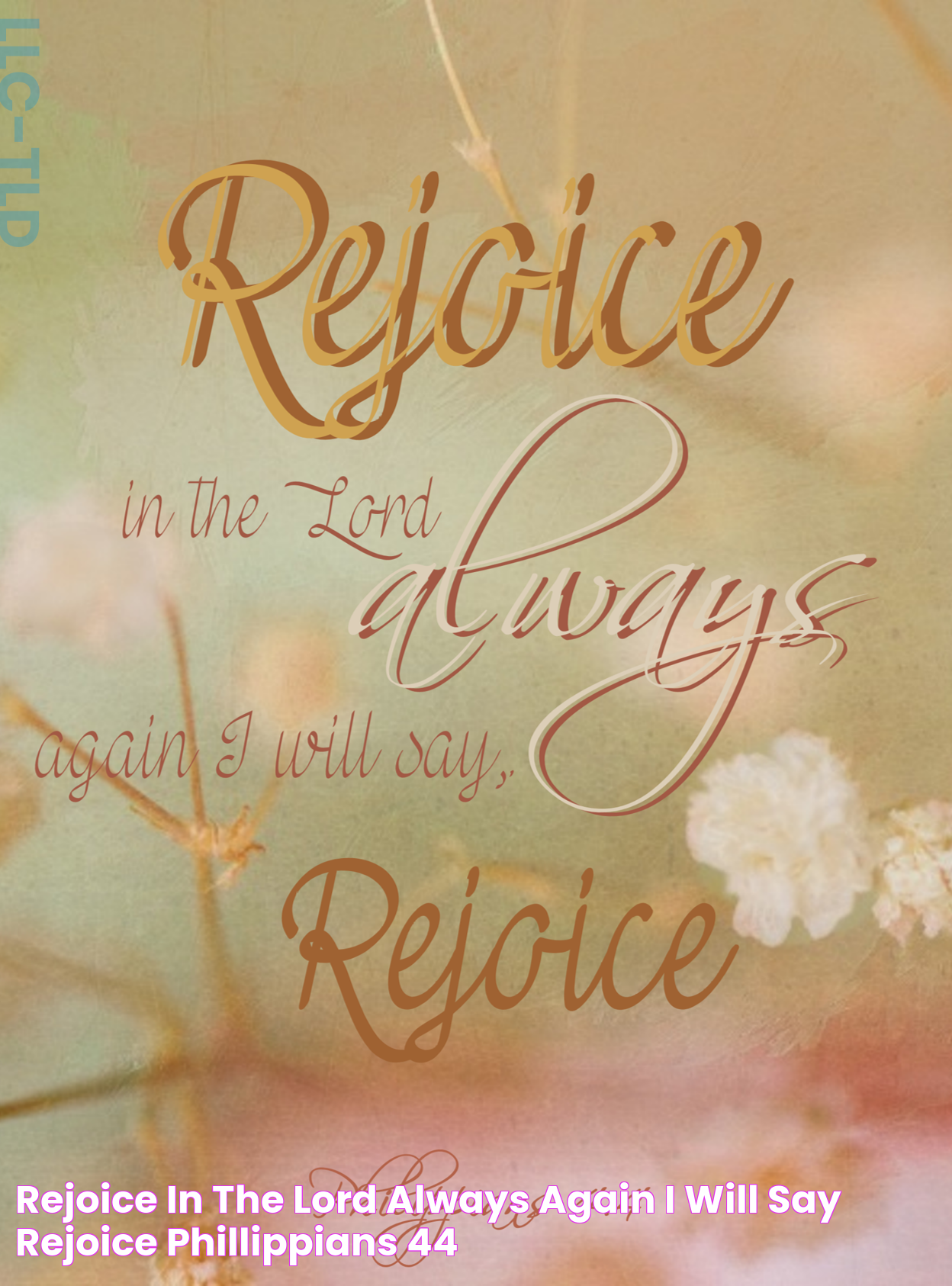 Joyful Living: Rejoice In The Lord Always And Again I Say Rejoice