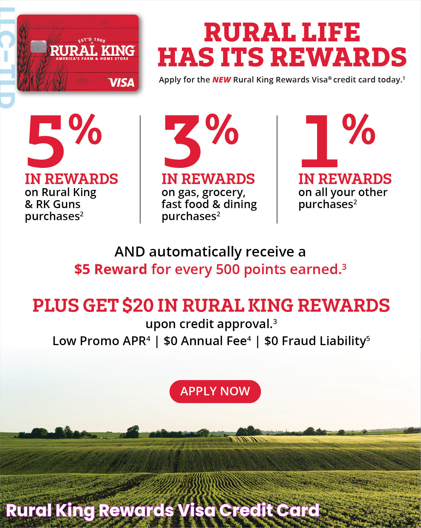 Rural King Rewards Visa Credit Card