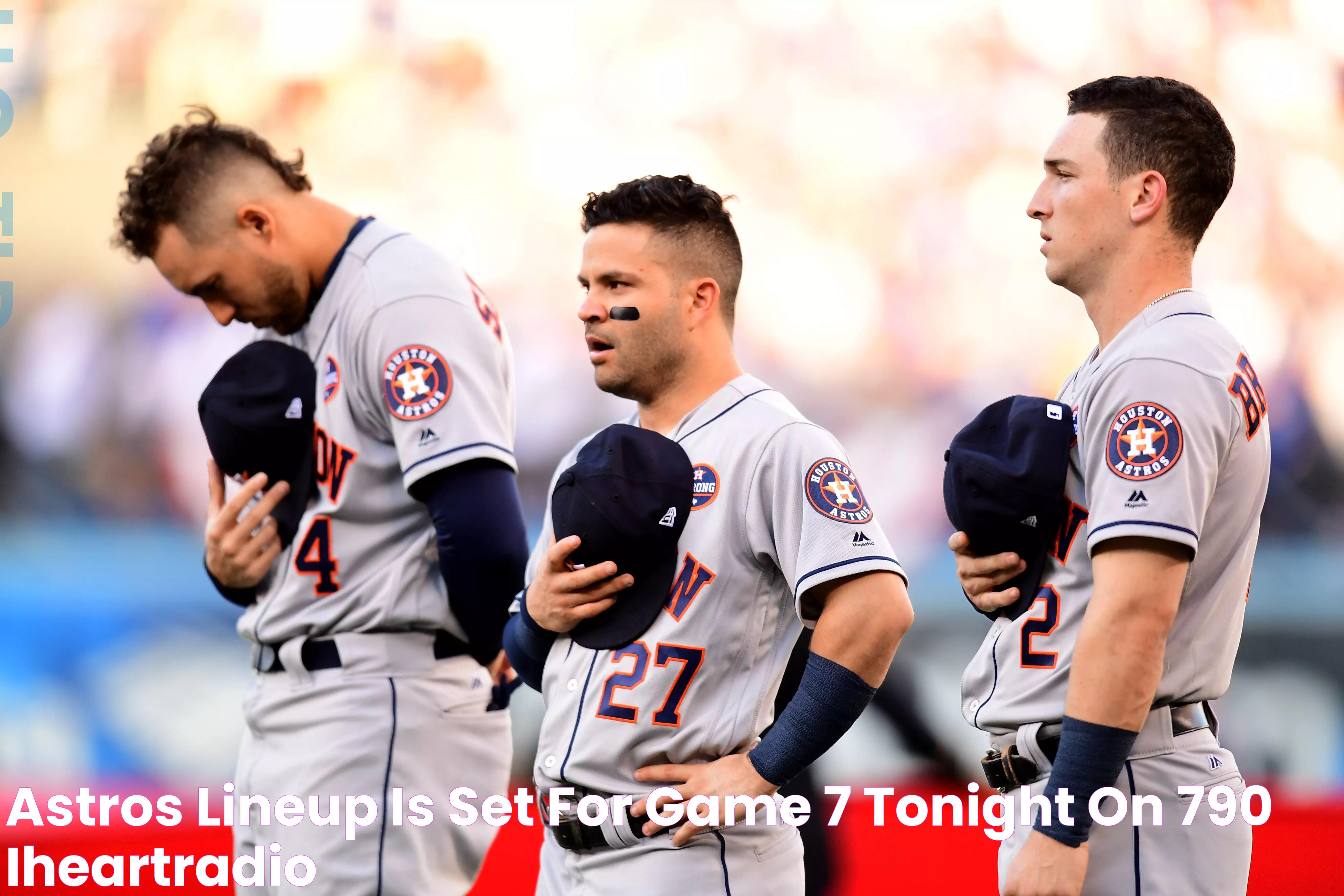 Astros Lineup is Set for Game 7 Tonight on 790 iHeartRadio