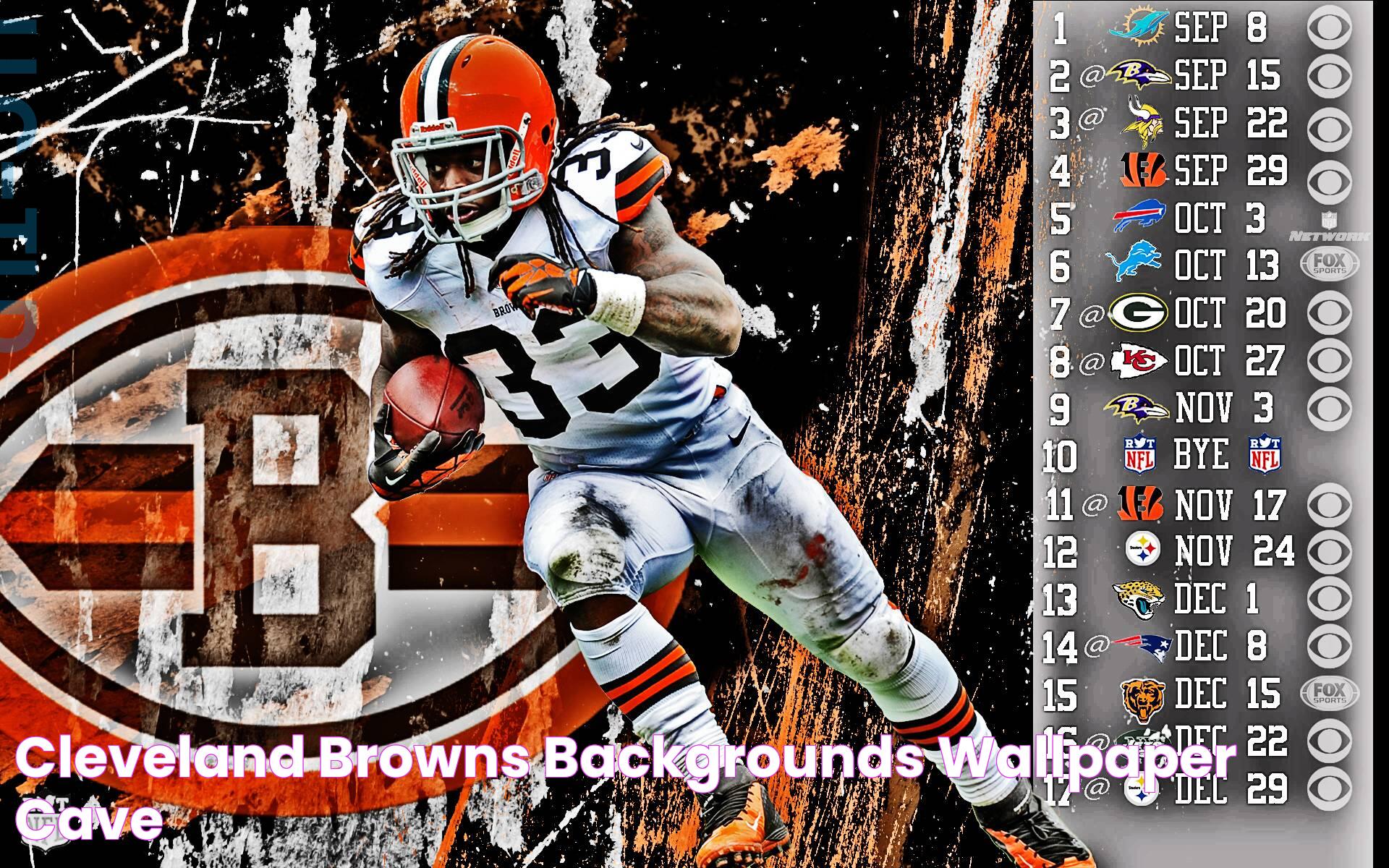 Cleveland Browns Backgrounds Wallpaper Cave