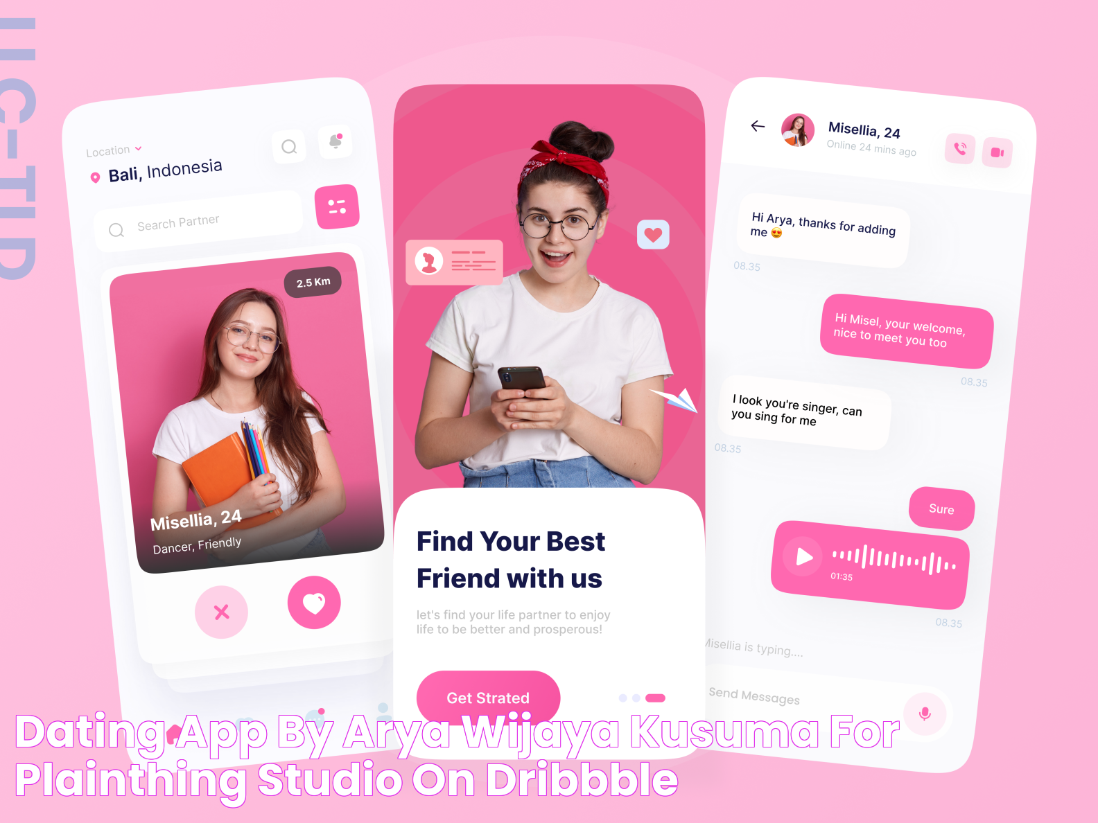 Dating App by Arya Wijaya Kusuma for Plainthing Studio on Dribbble