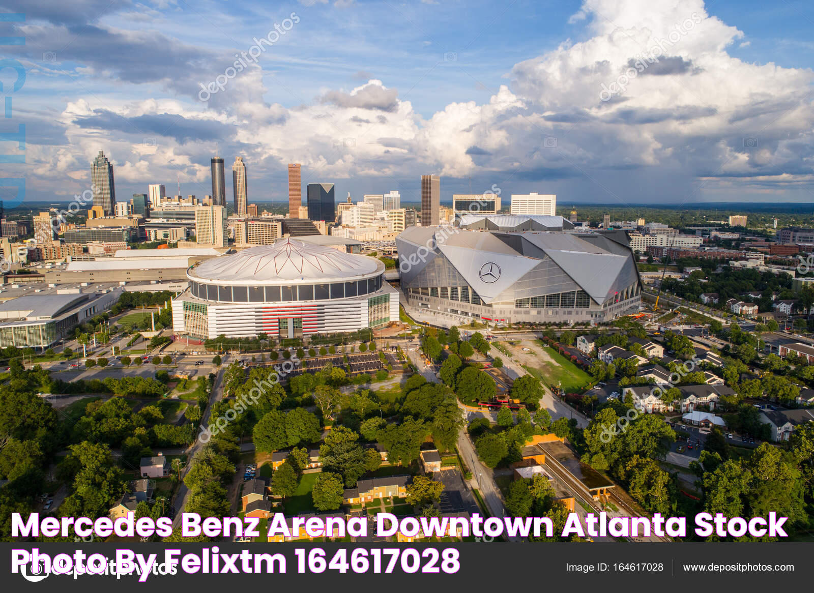 Mercedes Benz Arena Downtown Atlanta Stock Photo by ©felixtm 164617028