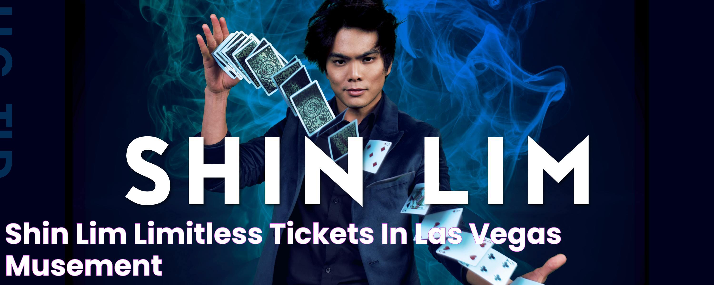 Shin Lim Limitless: The Astonishing Art Of Card Magic Redefined