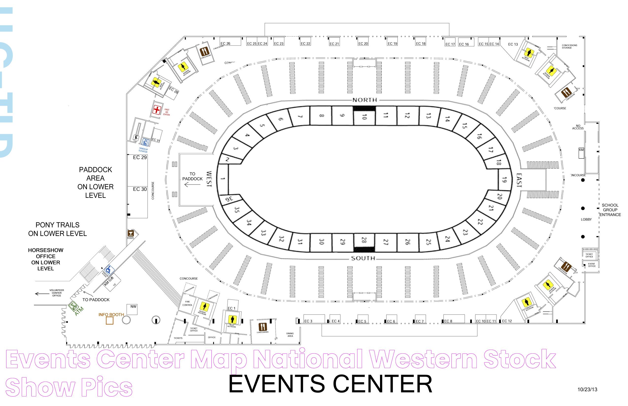 Events Center Map National Western Stock Show Pics