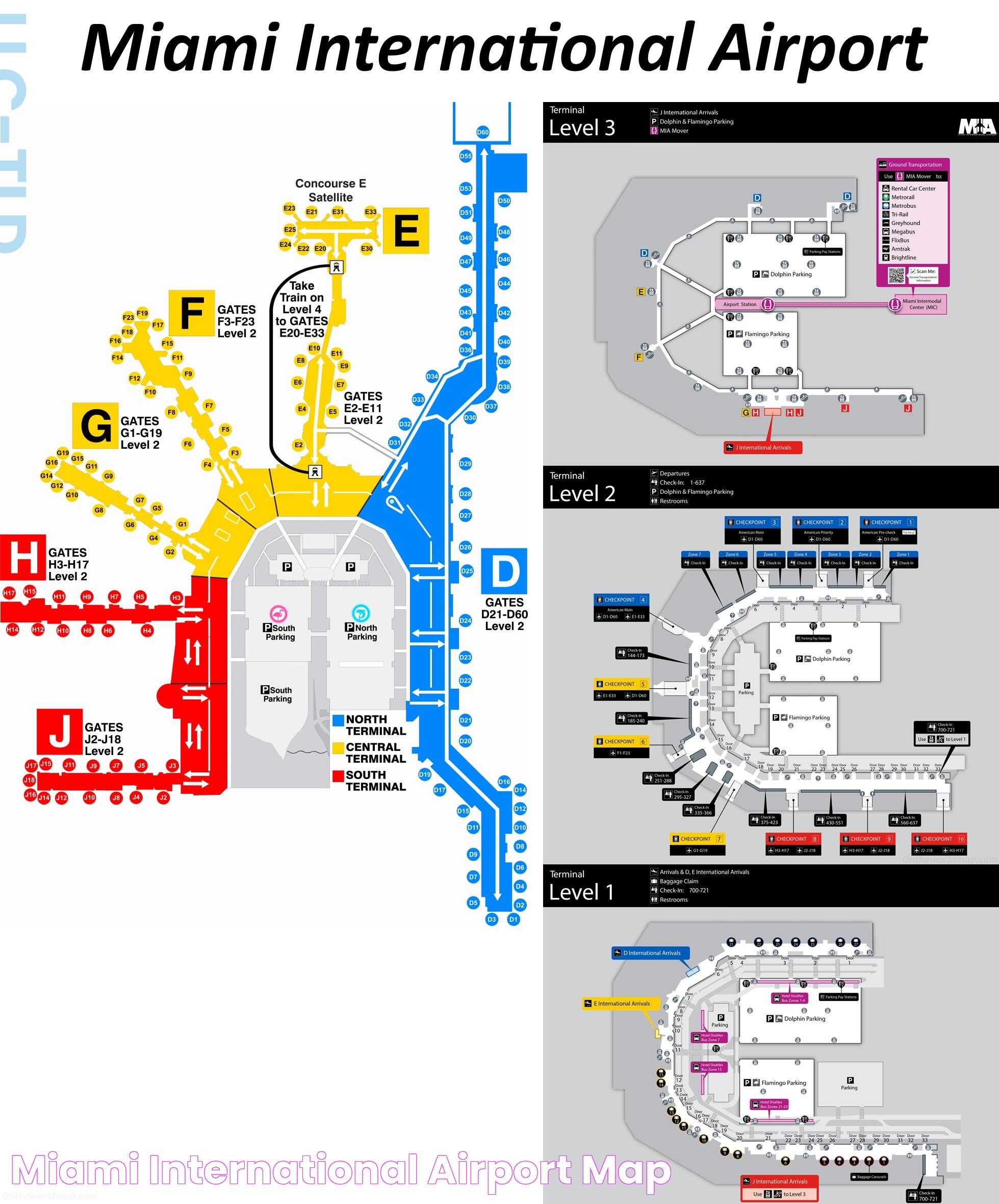 Miami International Airport Map