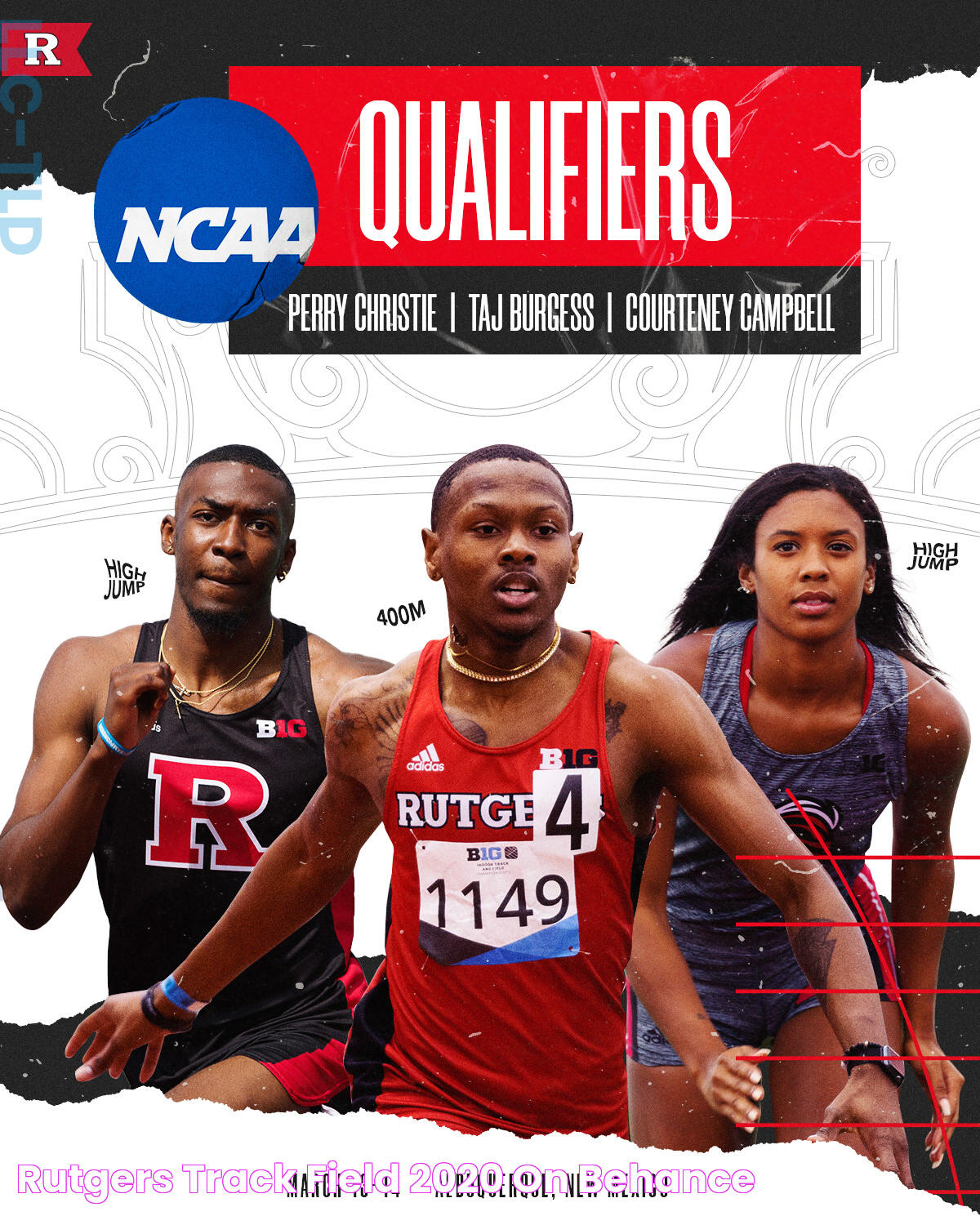 Rutgers Track & Field 2020 on Behance