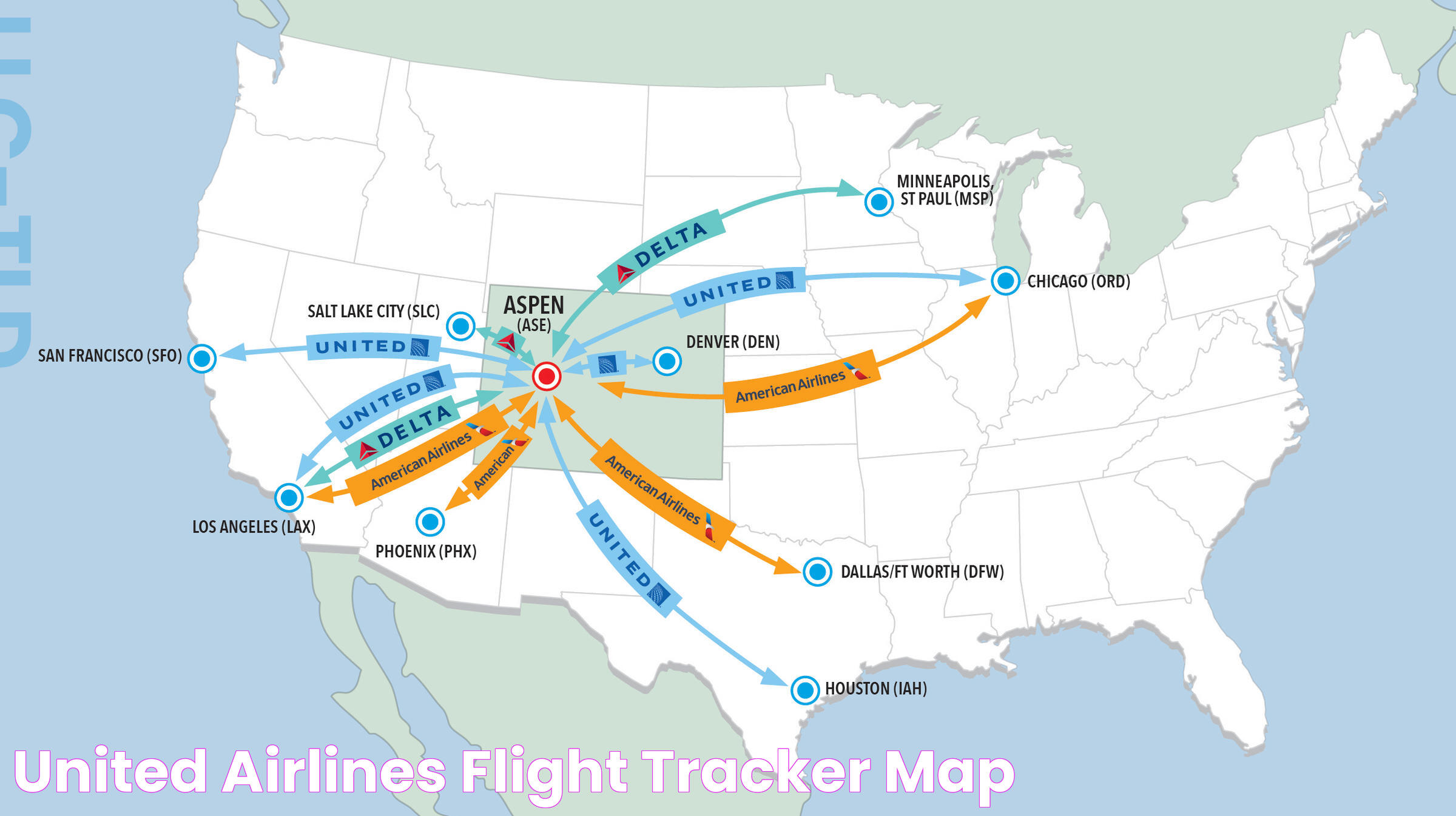 United Airlines Flight Tracker Map