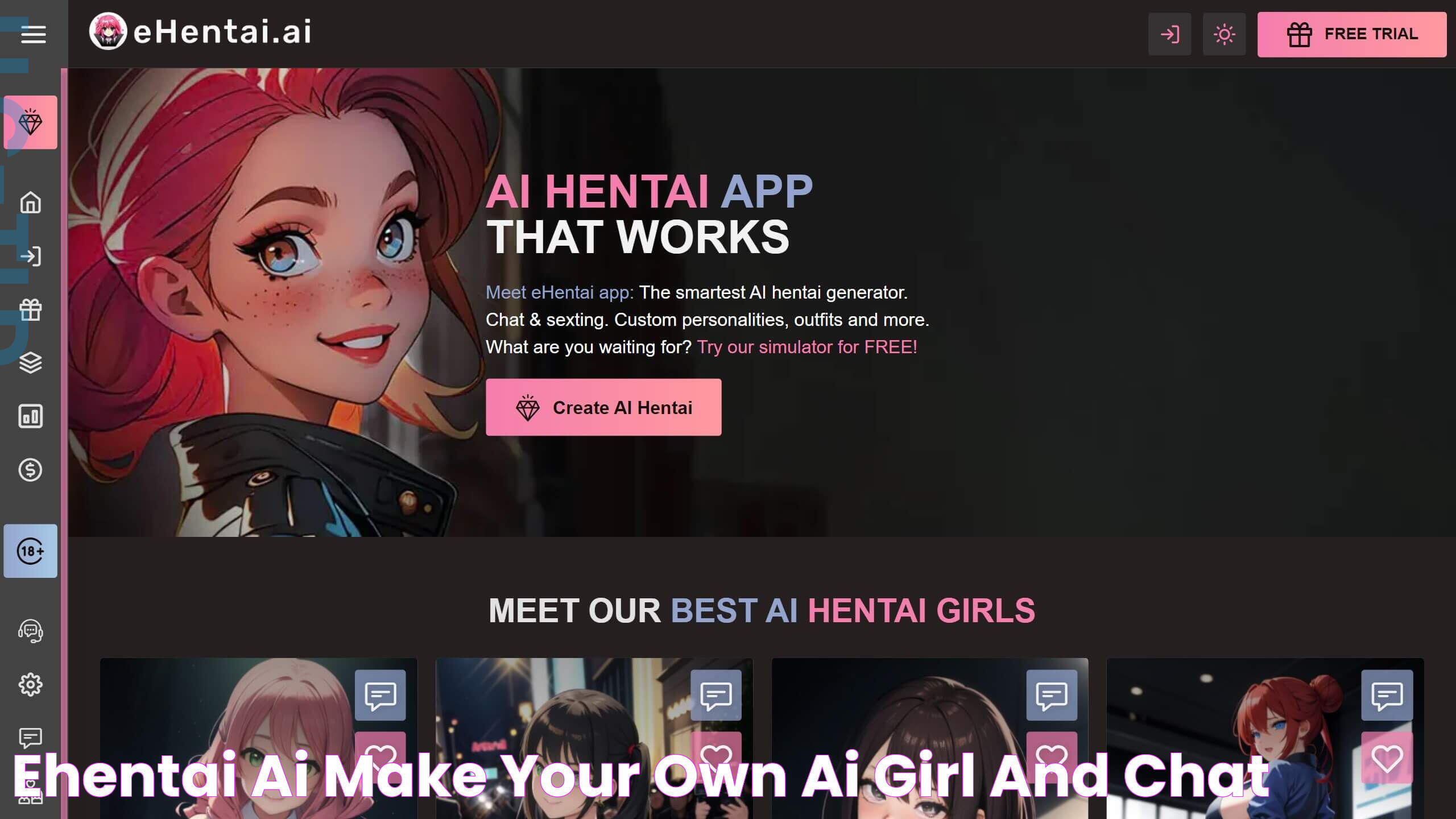 eHentai AI Make Your Own AI Girl And Chat