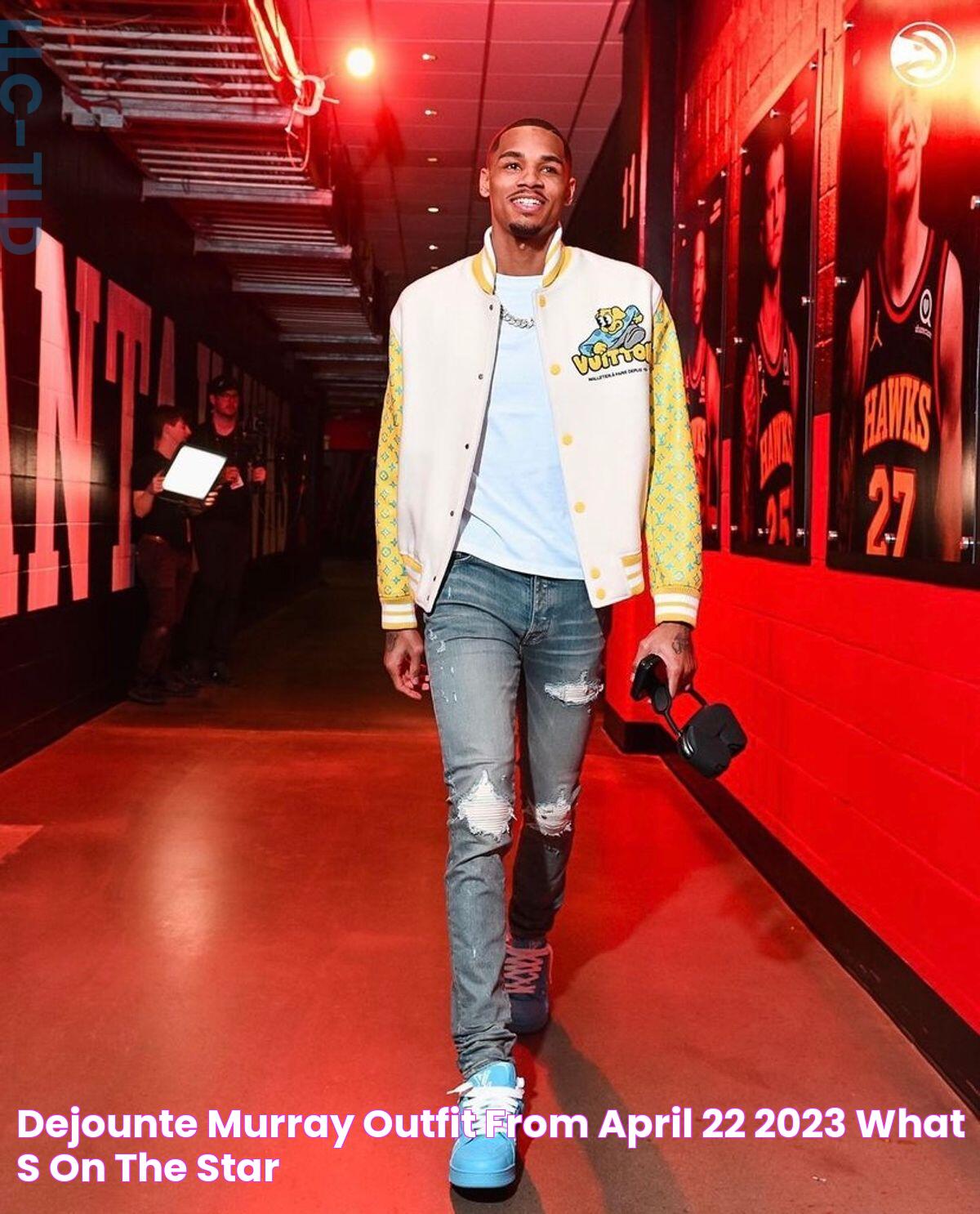 Dejounte Murray Outfit from April 22, 2023 WHAT’S ON THE STAR?